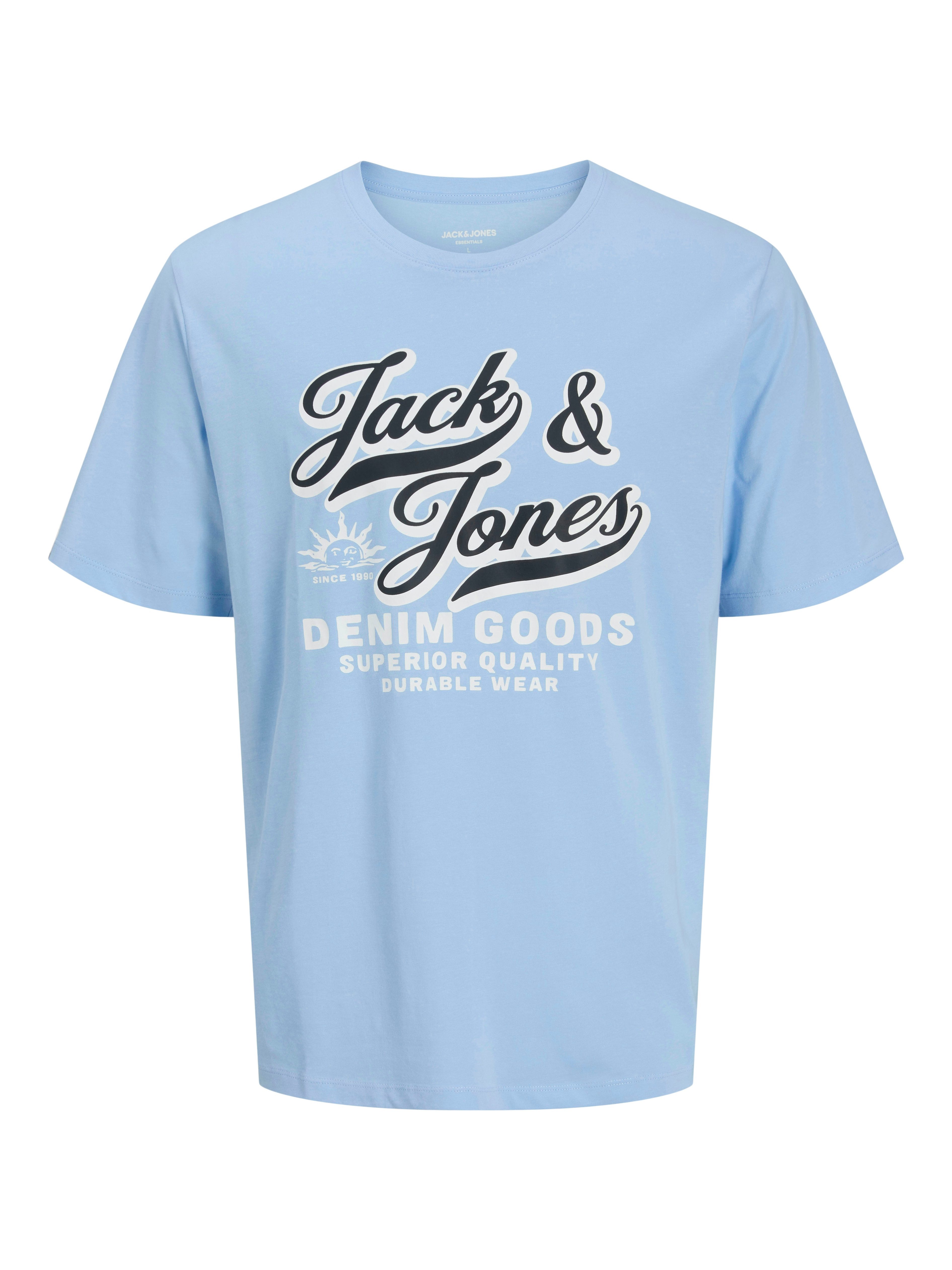 Jack & Jones Junior T-shirt JJELOGO TEE SS ONECK 2 COL AW25 NOOS JNR