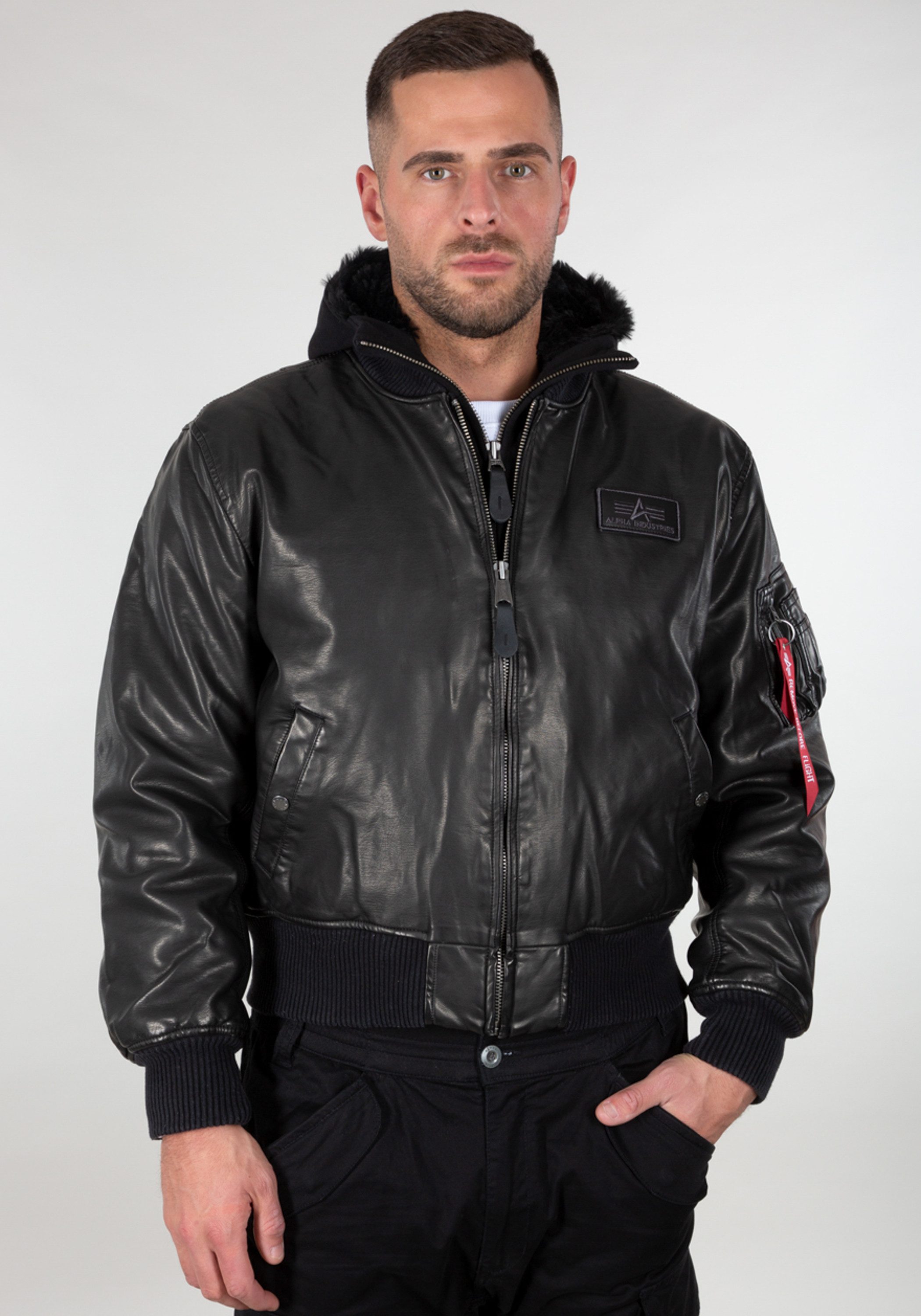 Alpha Industries Leren jack Alpha Industries Men - Bomber Jackets MA-1 D-Tec Faux Lether