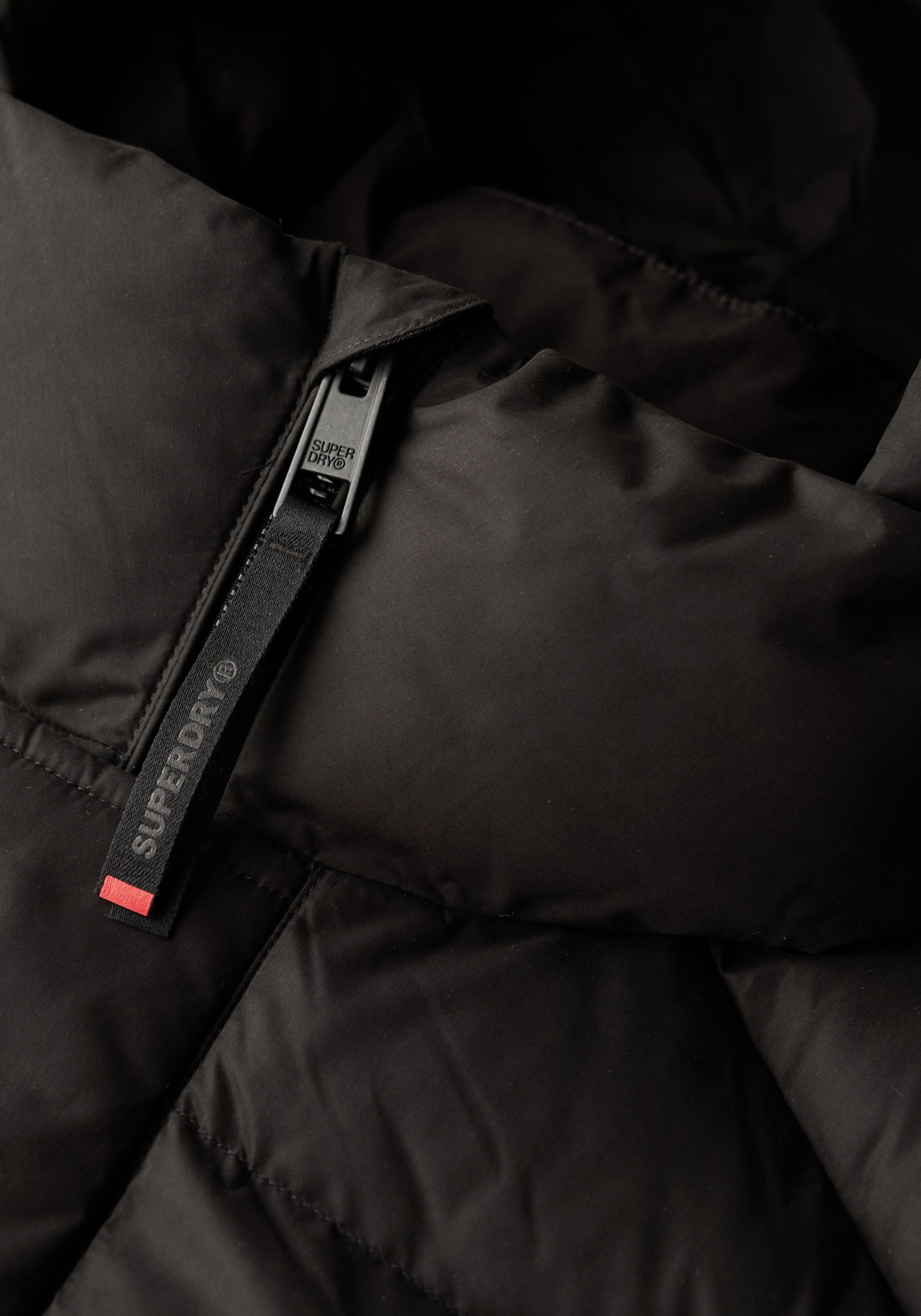 Superdry Gewatteerde jas HOODED MICROFIBRE SPORT PUFFER