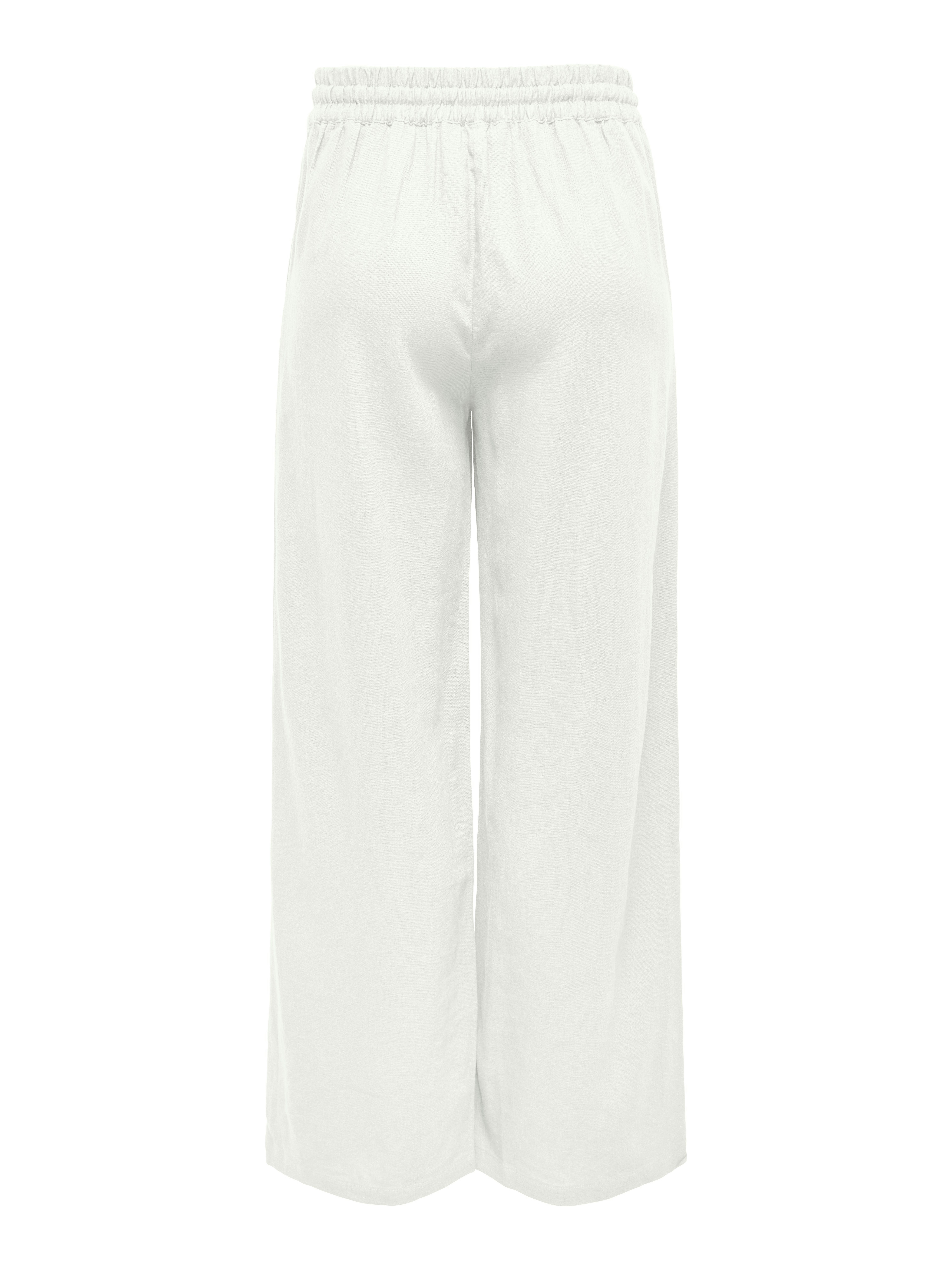 JDY Linnen broek JDYSAY LINEN HW WIDE PANT WVN NOOS