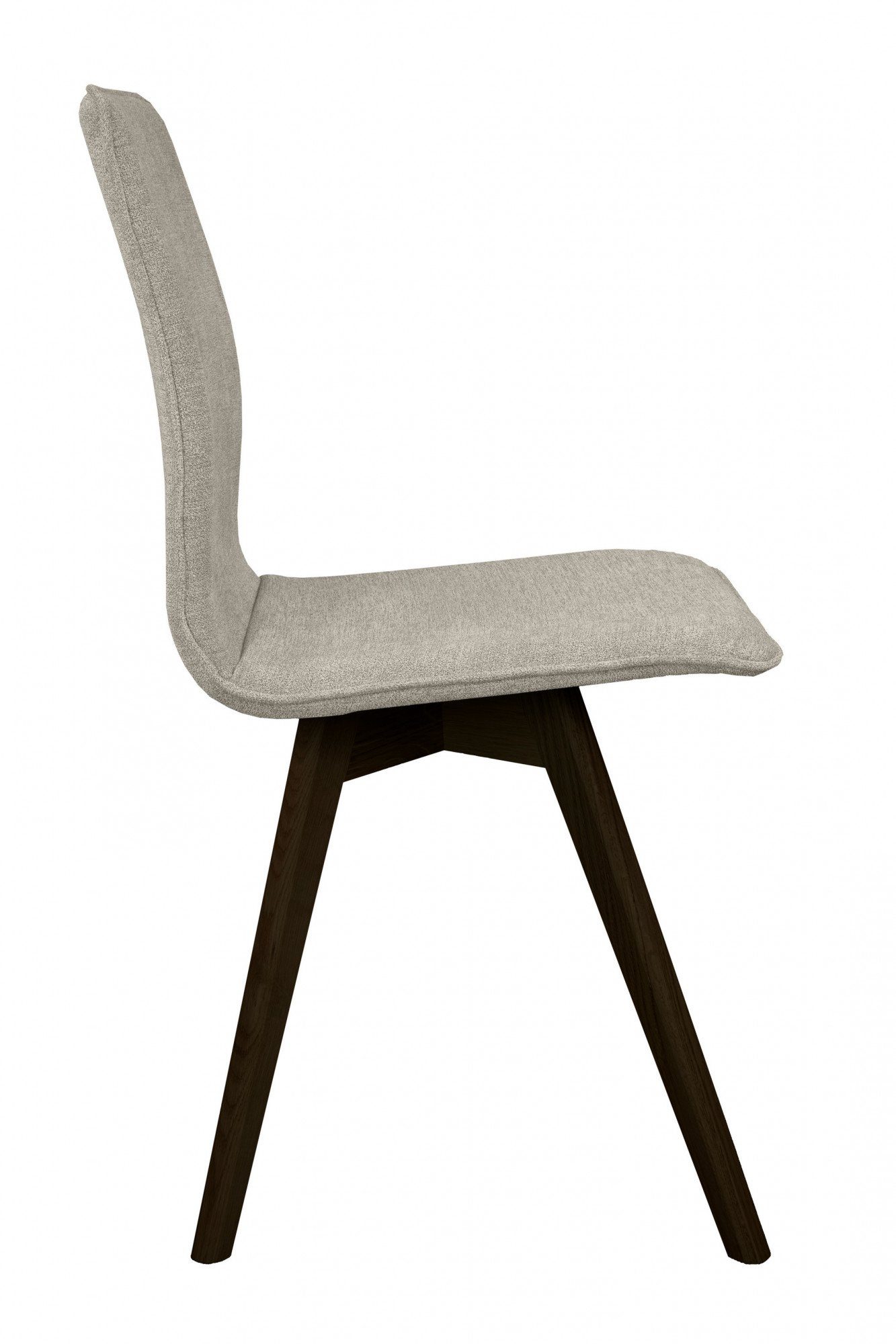 andas Eetkamerstoel Rania Massief houten frame, met bies (set, 2 stuks)