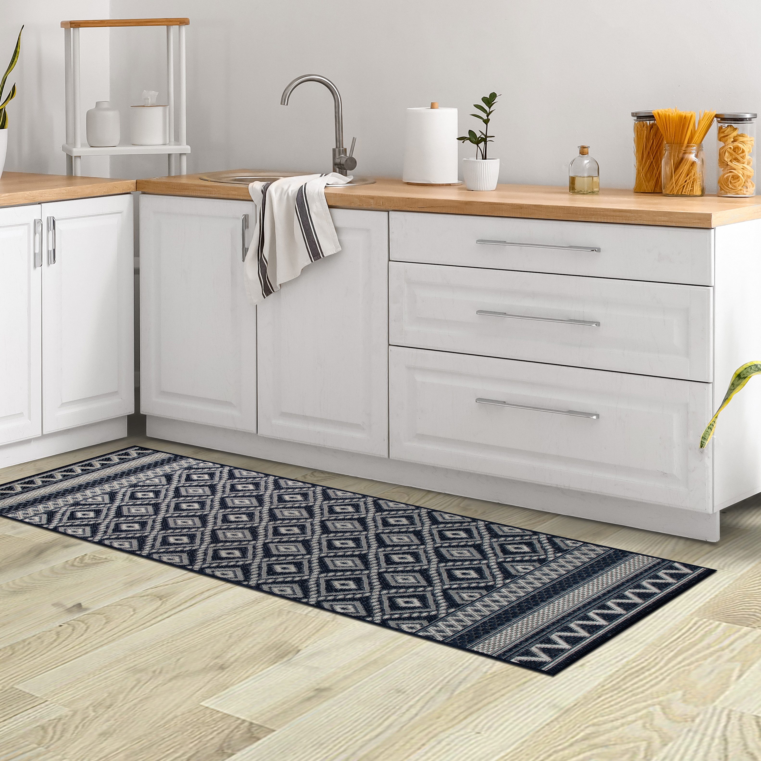 my home Vloerkleed Toronto is ook als loper verkrijgbaar Geschikt voor binnen en buiten, sisal-look, weerbestendig & uv-bestendig, boho