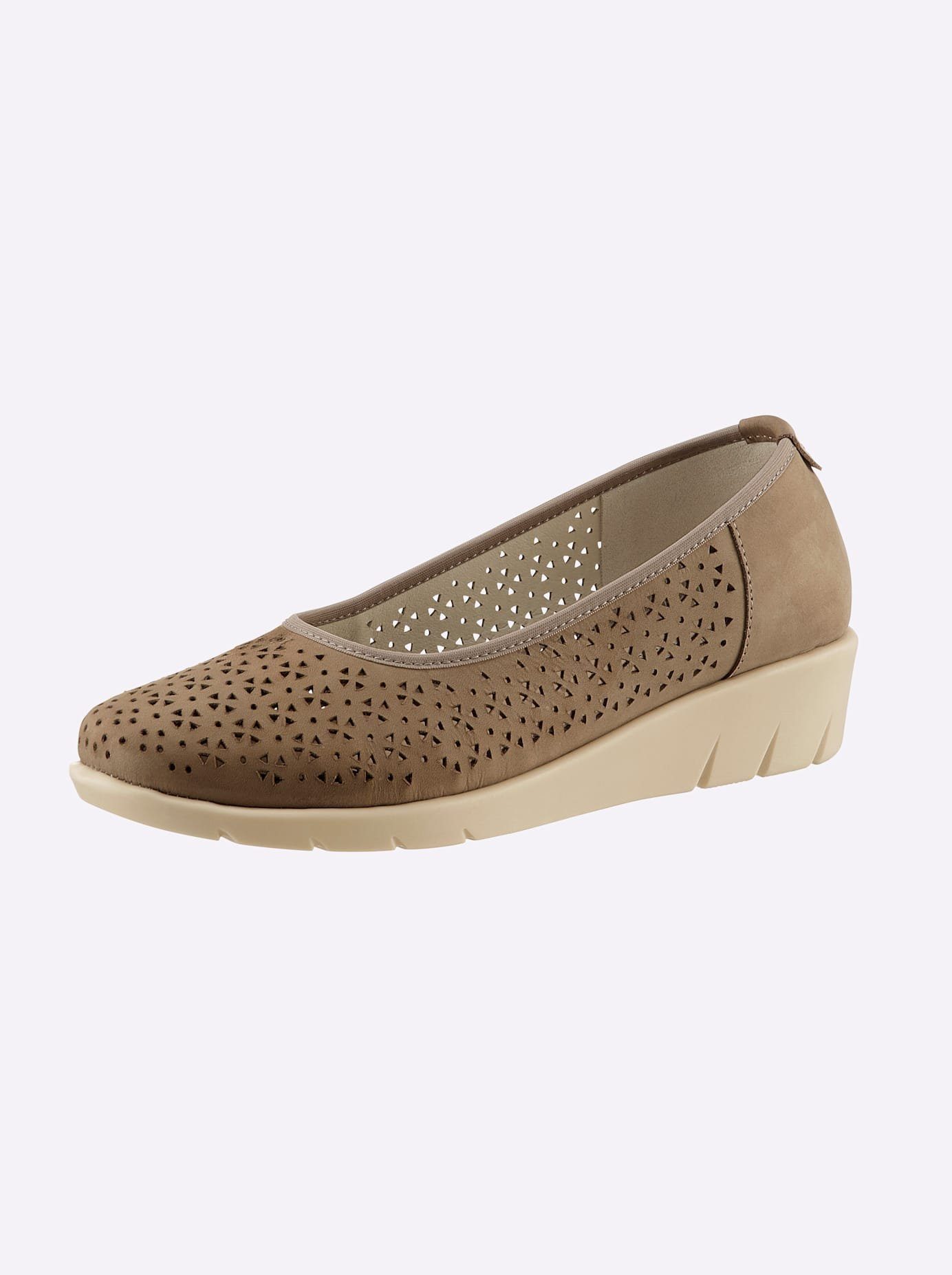 Classic Basics Ballerina's dames klassieke ballerina's maat 40 bruin