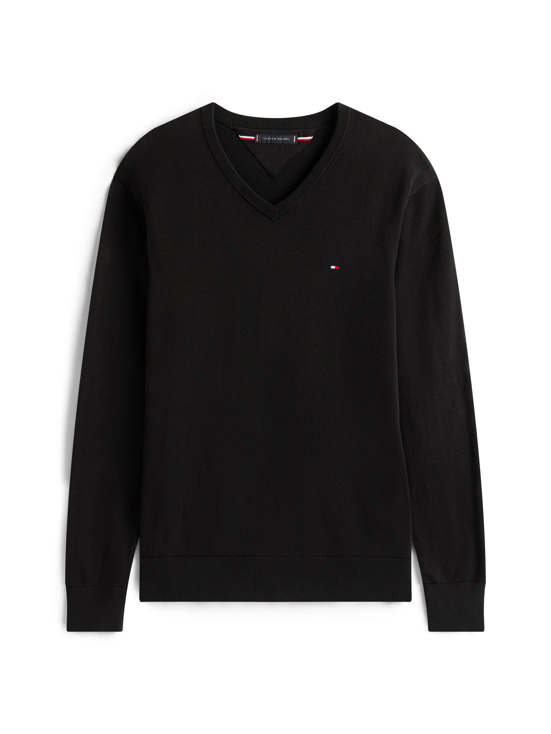Tommy Hilfiger Gebreide trui ESSENTIAL COTTON V NECK