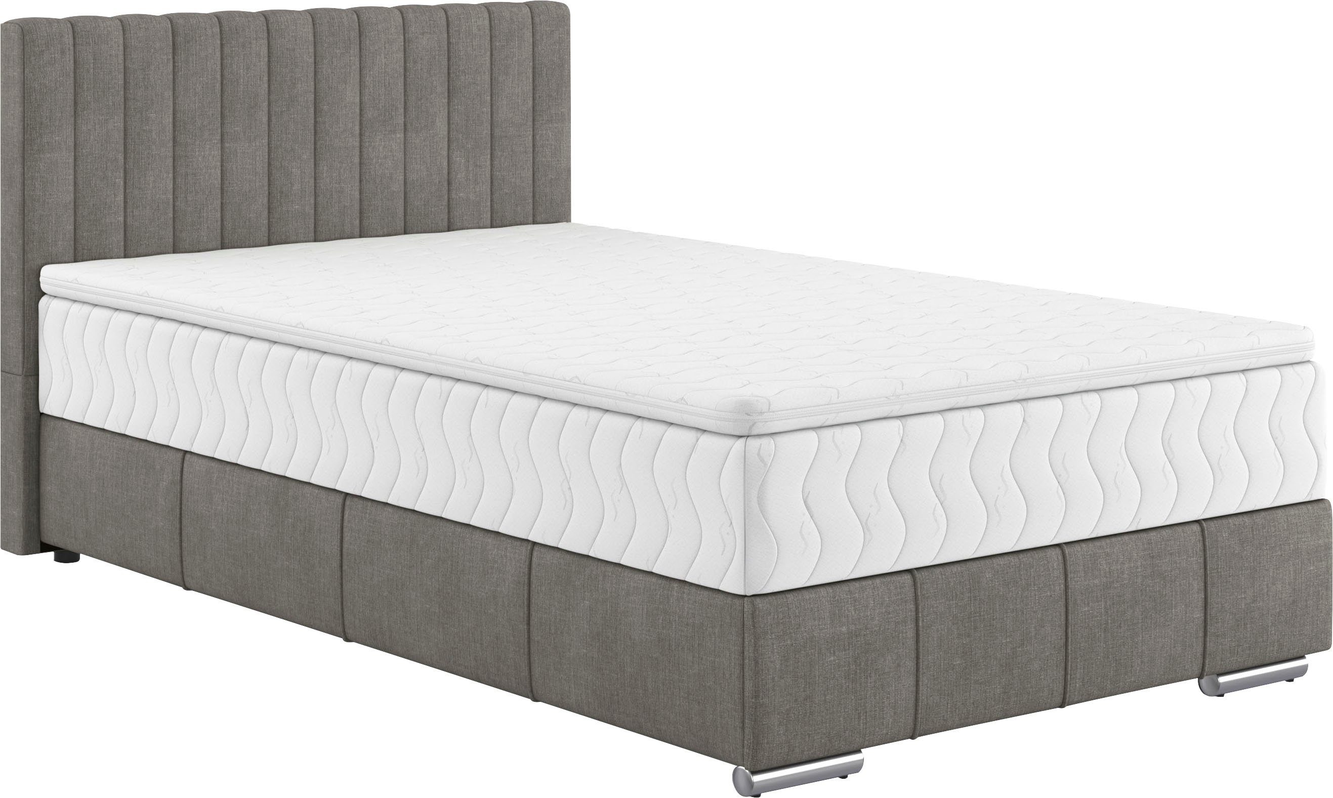 INOSIGN Boxspring Thor met bedbodem, incl. matras, topverkoper Topmatras en sierkussen, in verschillende hardheden beschikbaar