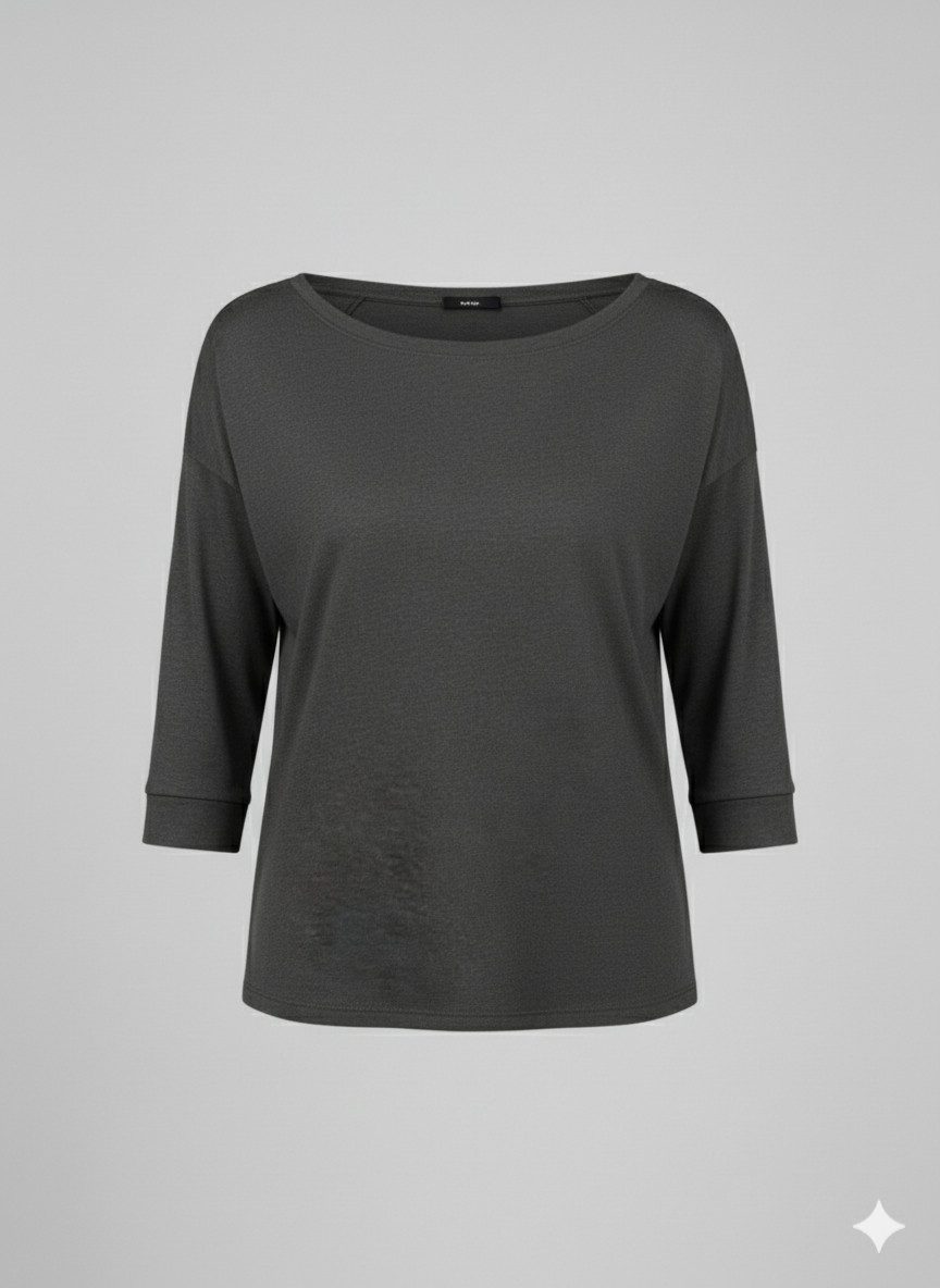Ragwear Shirt met lange mouwen SHIMONA O afgeronde zoom