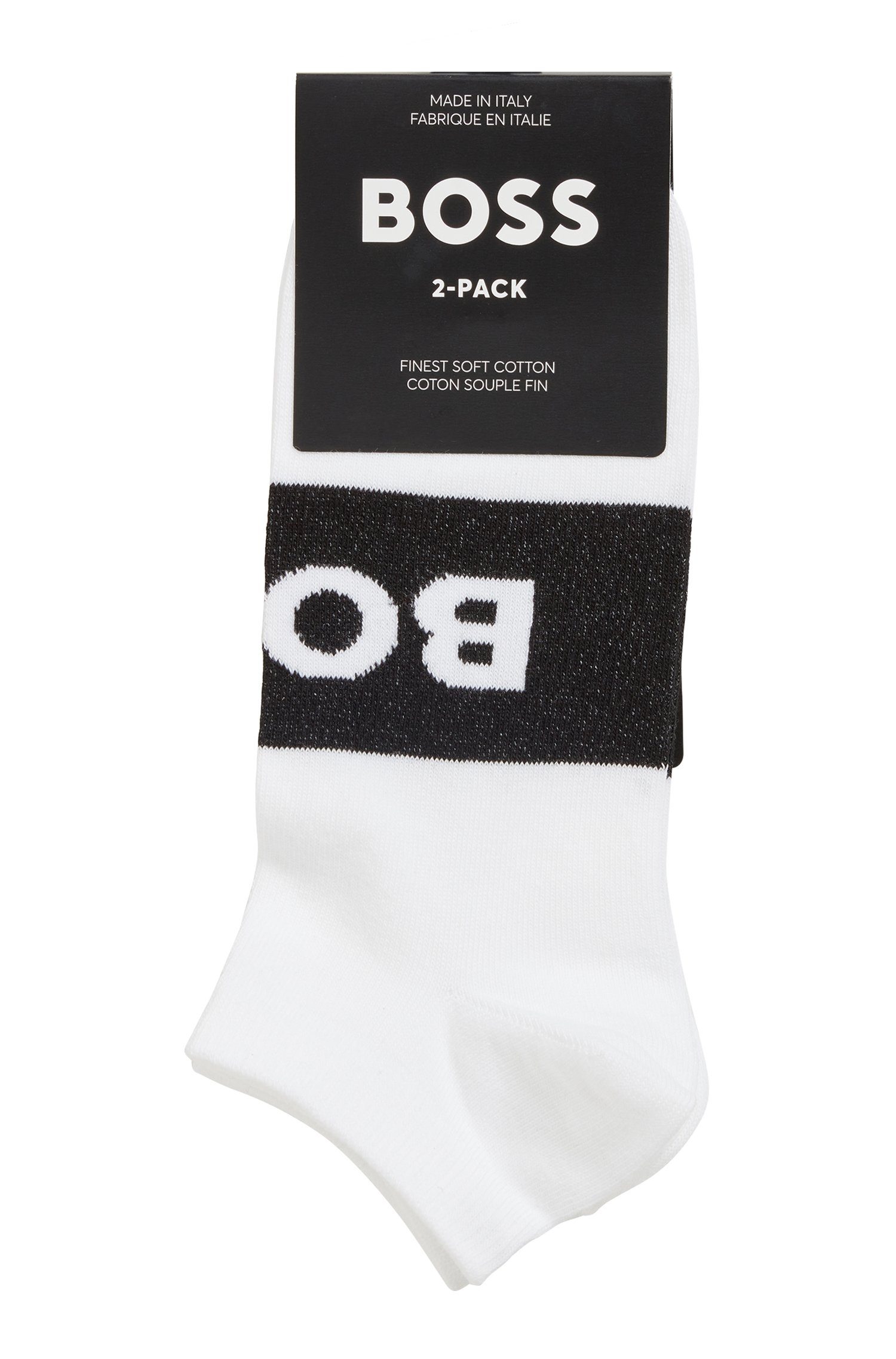 BOSS Business-sokken 2P AS Logo CC met groot, ingestrikt boss logo-opschrift (2 paar, Set van 2)