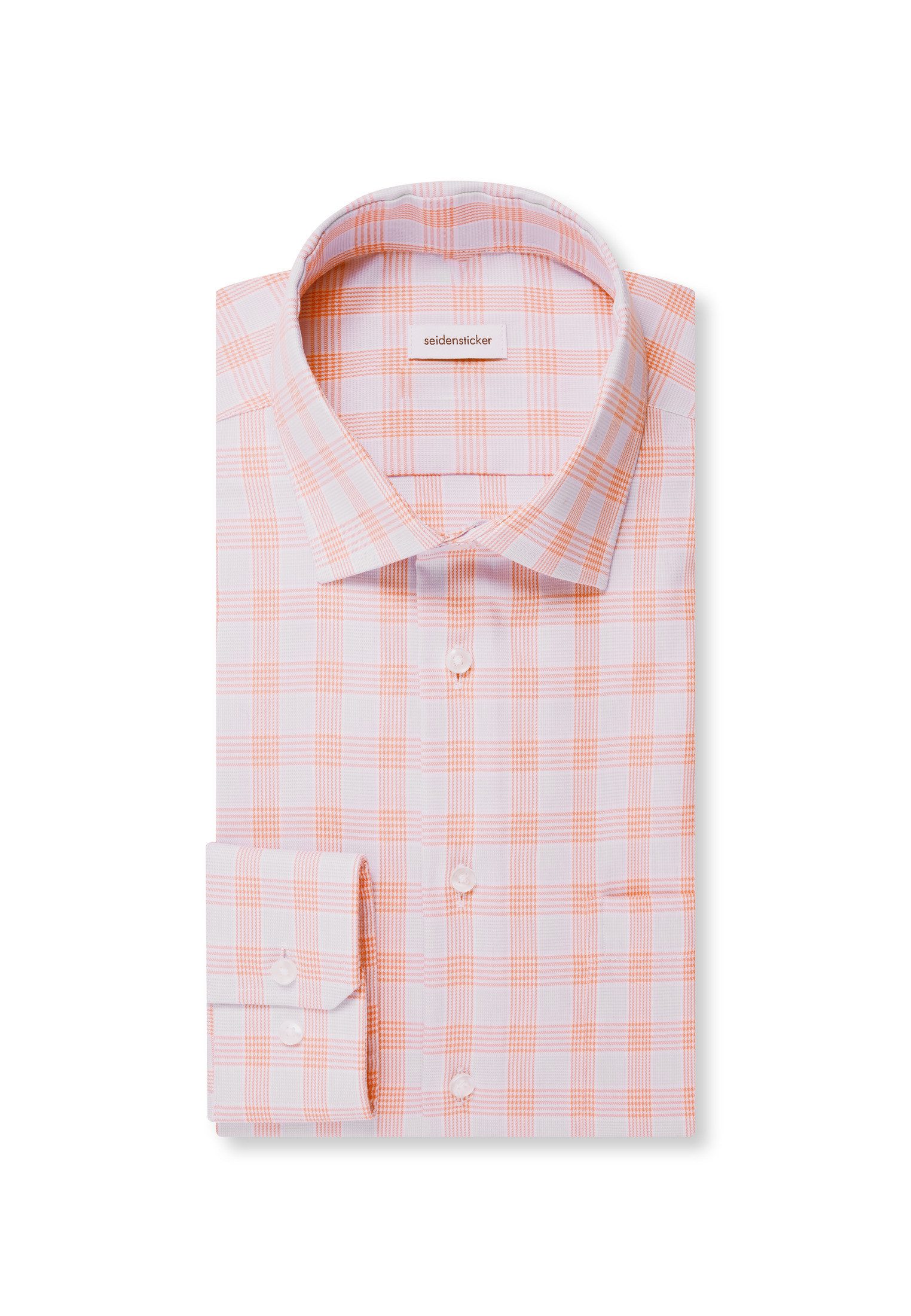 seidensticker Businessoverhemd Comfort 1/1 Kentkraag ruit
