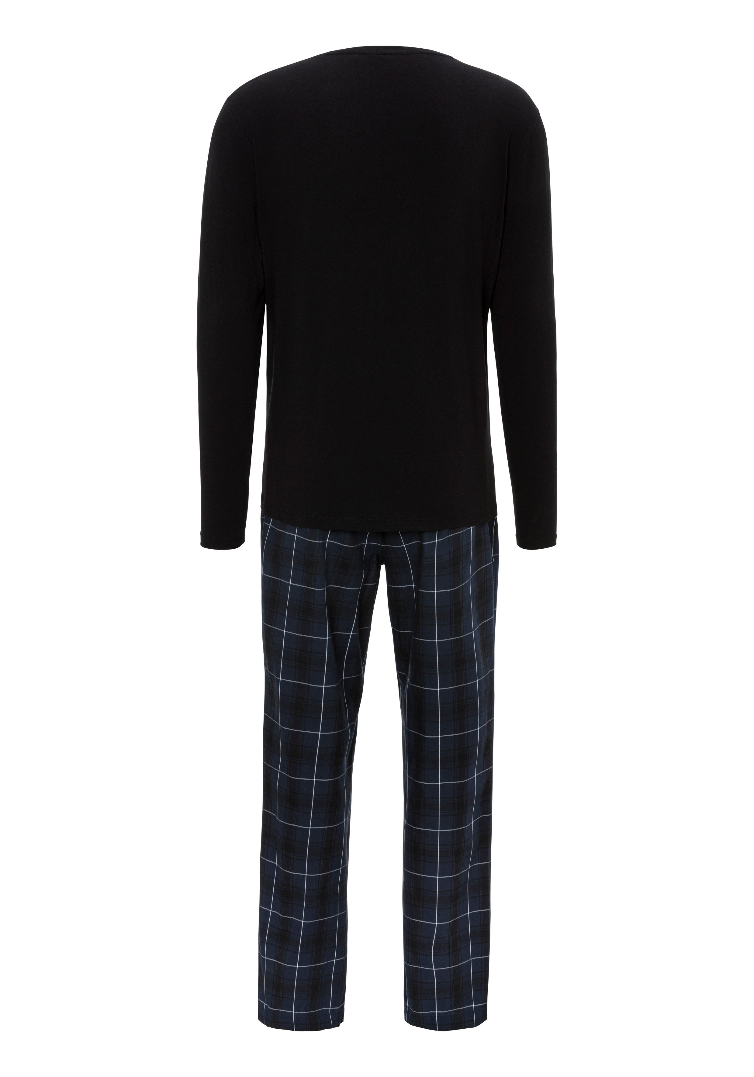 BOSS Pyjama Urban Long Set 10 met contrasterend logo (set 2-delig)