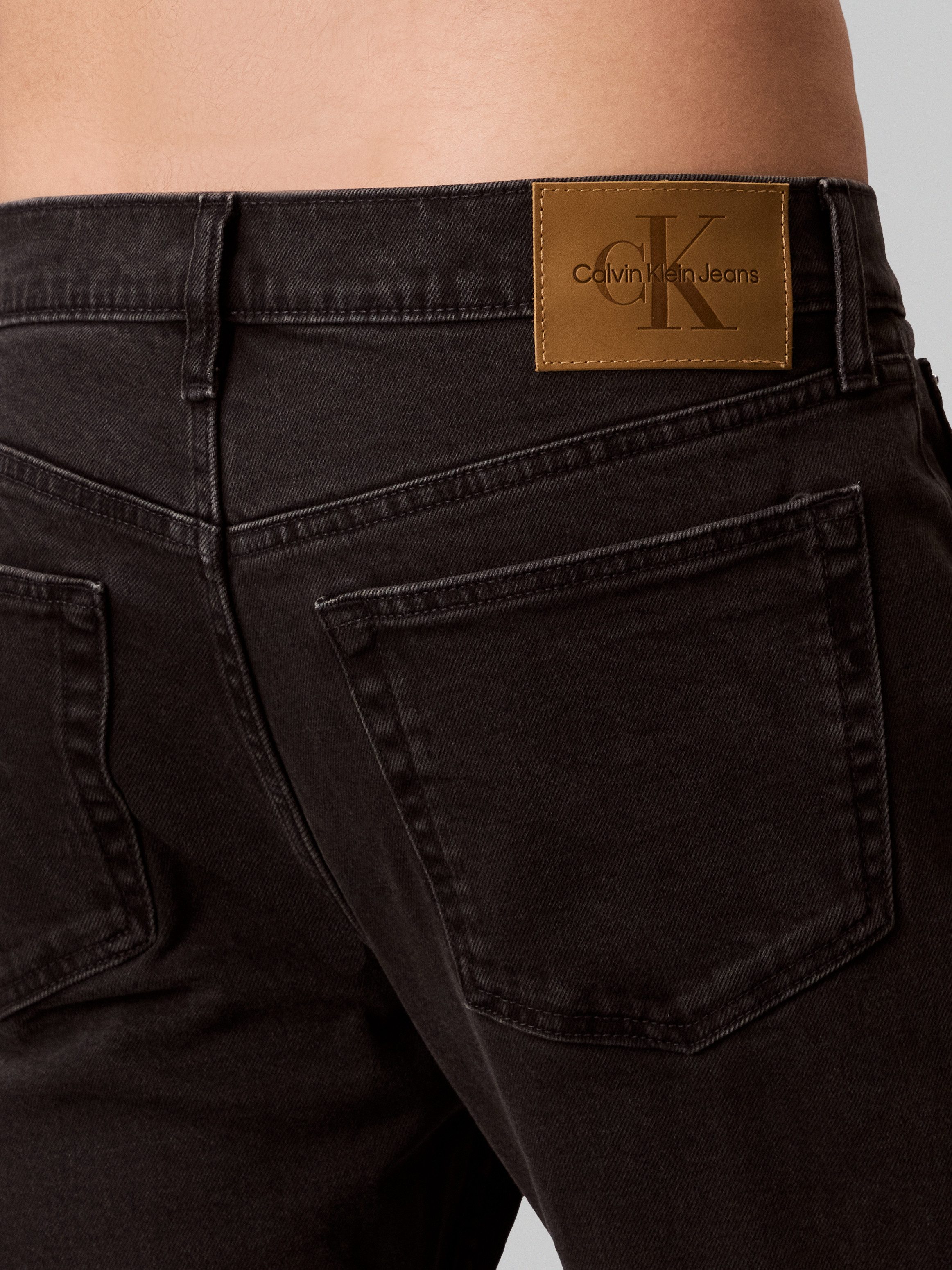 Calvin Klein Slim fit jeans SLM TPR Met riemlussen