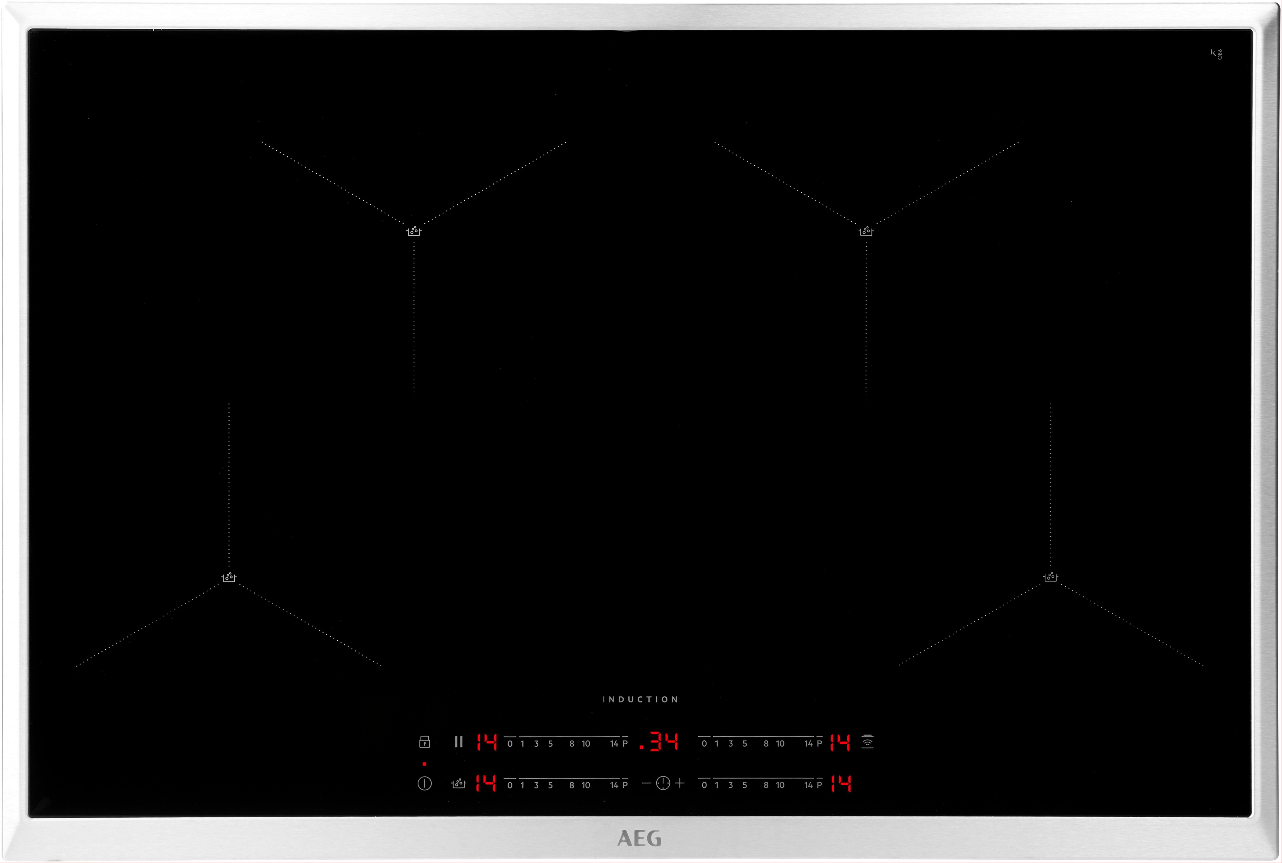 AEG inductie kookplaat IAE84411XB Zwart