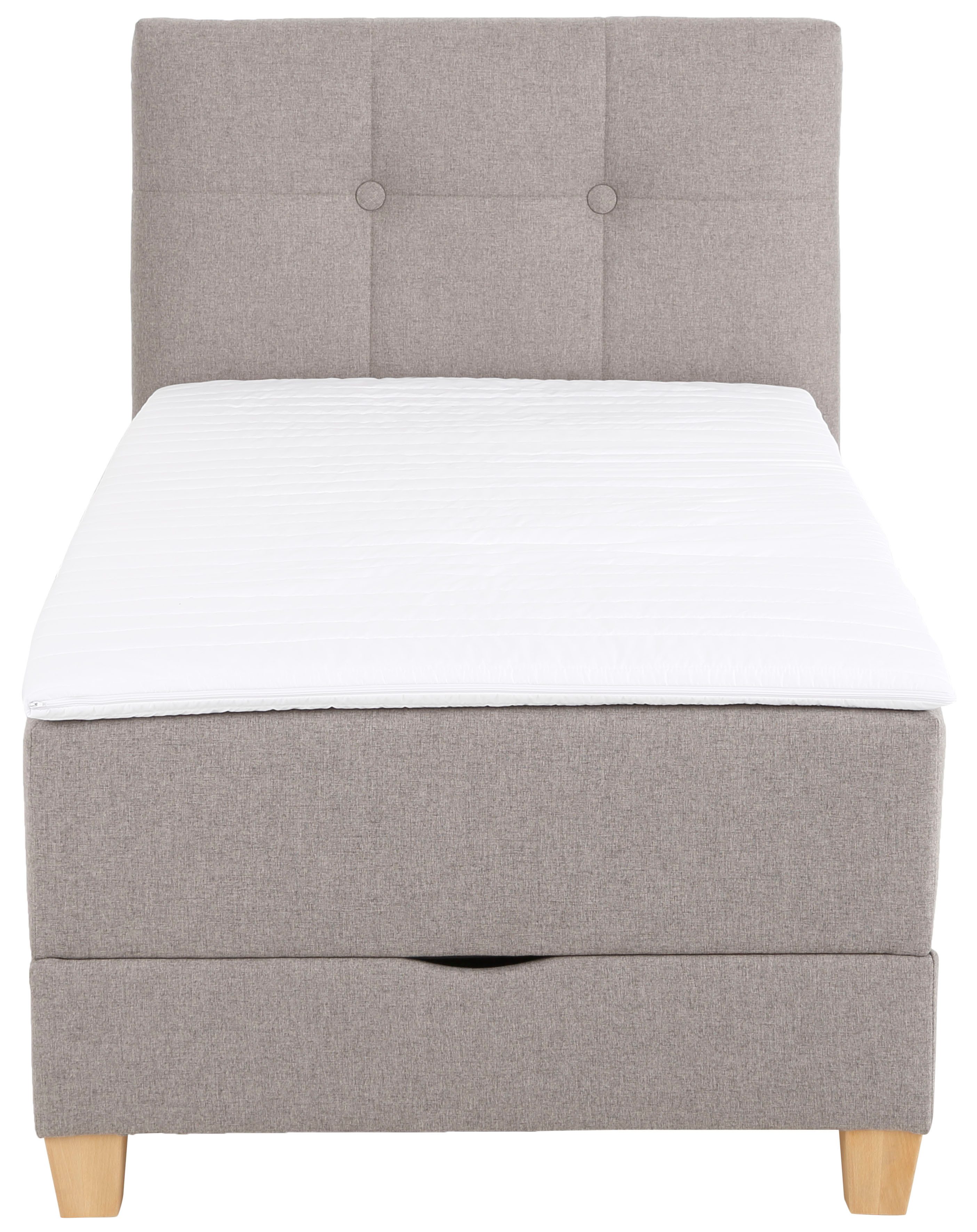Home affaire Boxspring Lonrai in h2, h3 & h4 en xxl - verlengde 220 cm kiesbaar, incl. topper
