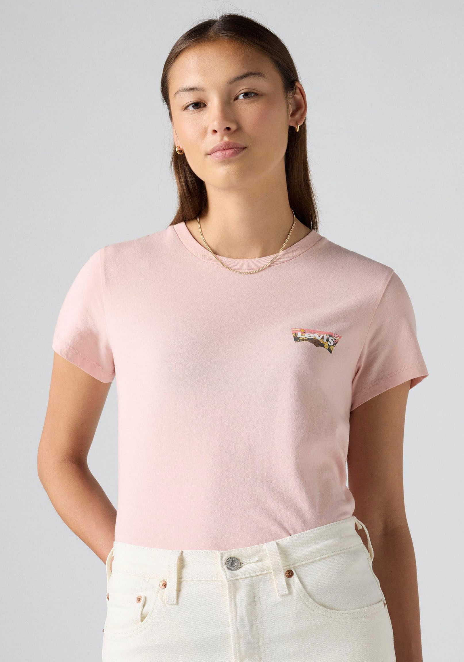 Levi's® T-shirt The Perfect Tee met batwing-logoprint