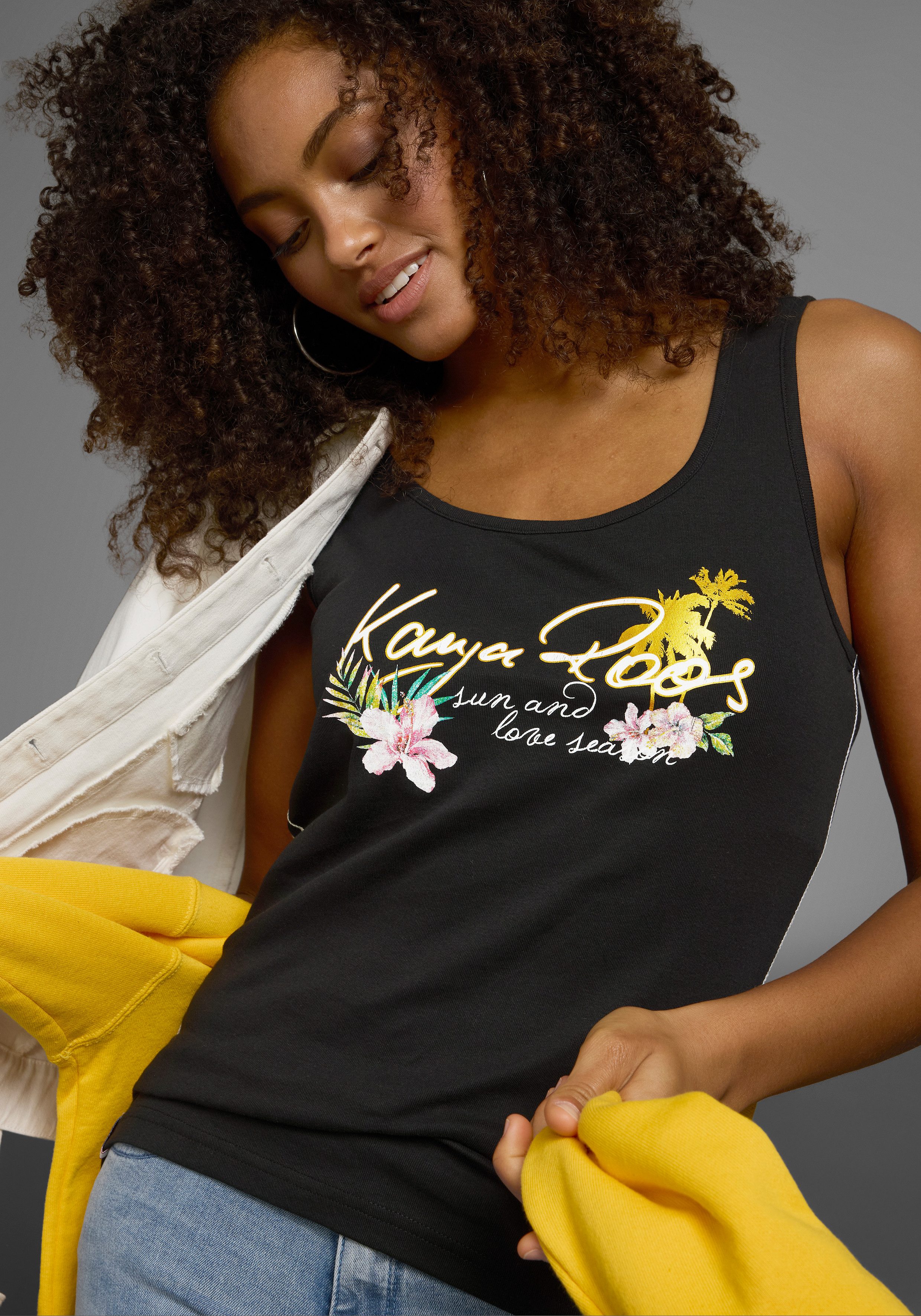 KangaROOS Tanktop met elegante frontprint