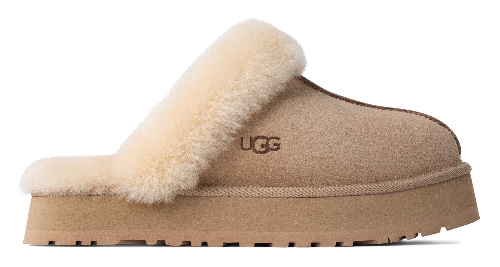 UGG Pantoffels DISQUETTE Huisslippers, huisschoen, klomp met trendy plateau