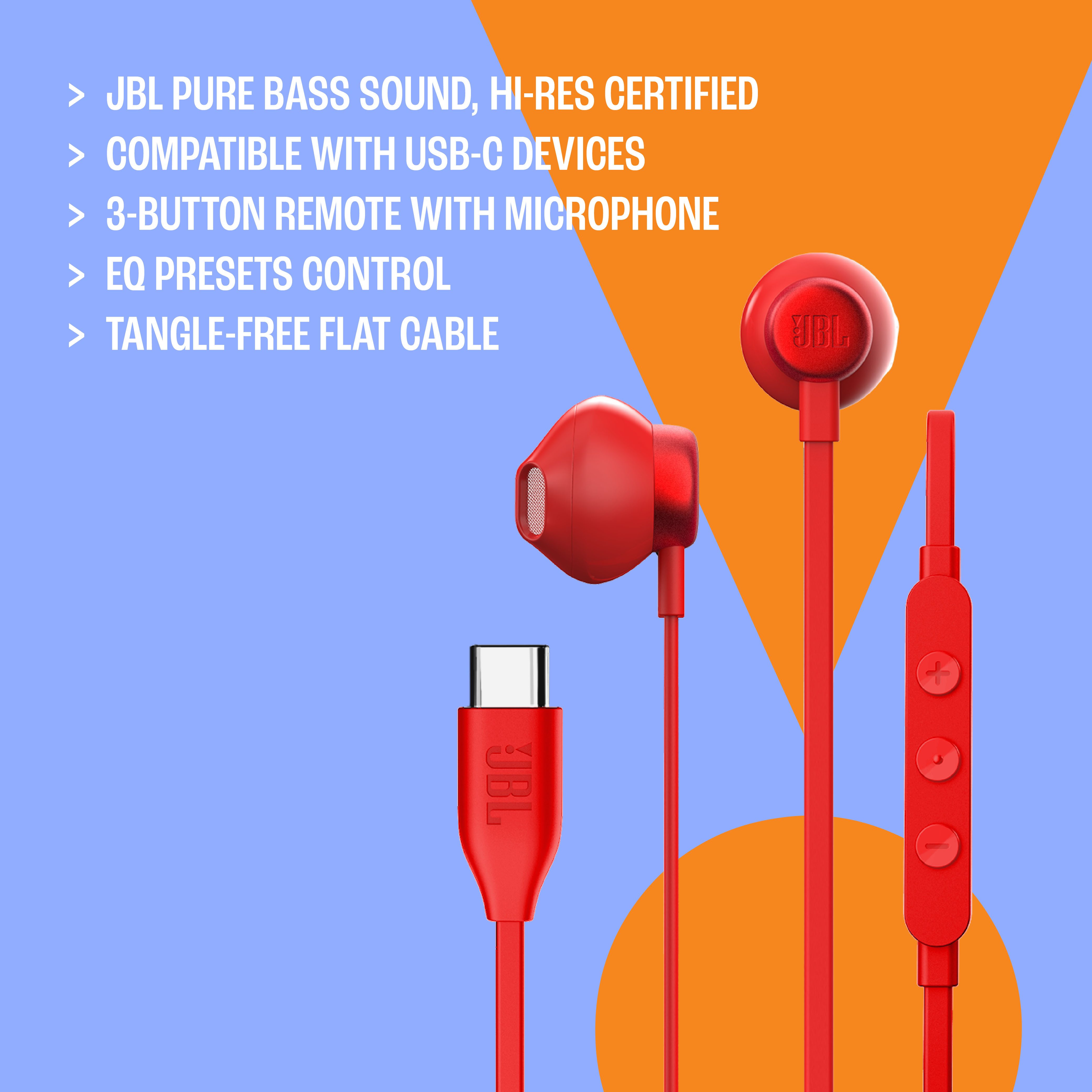 JBL In-ear koptelefoon Tune 305C