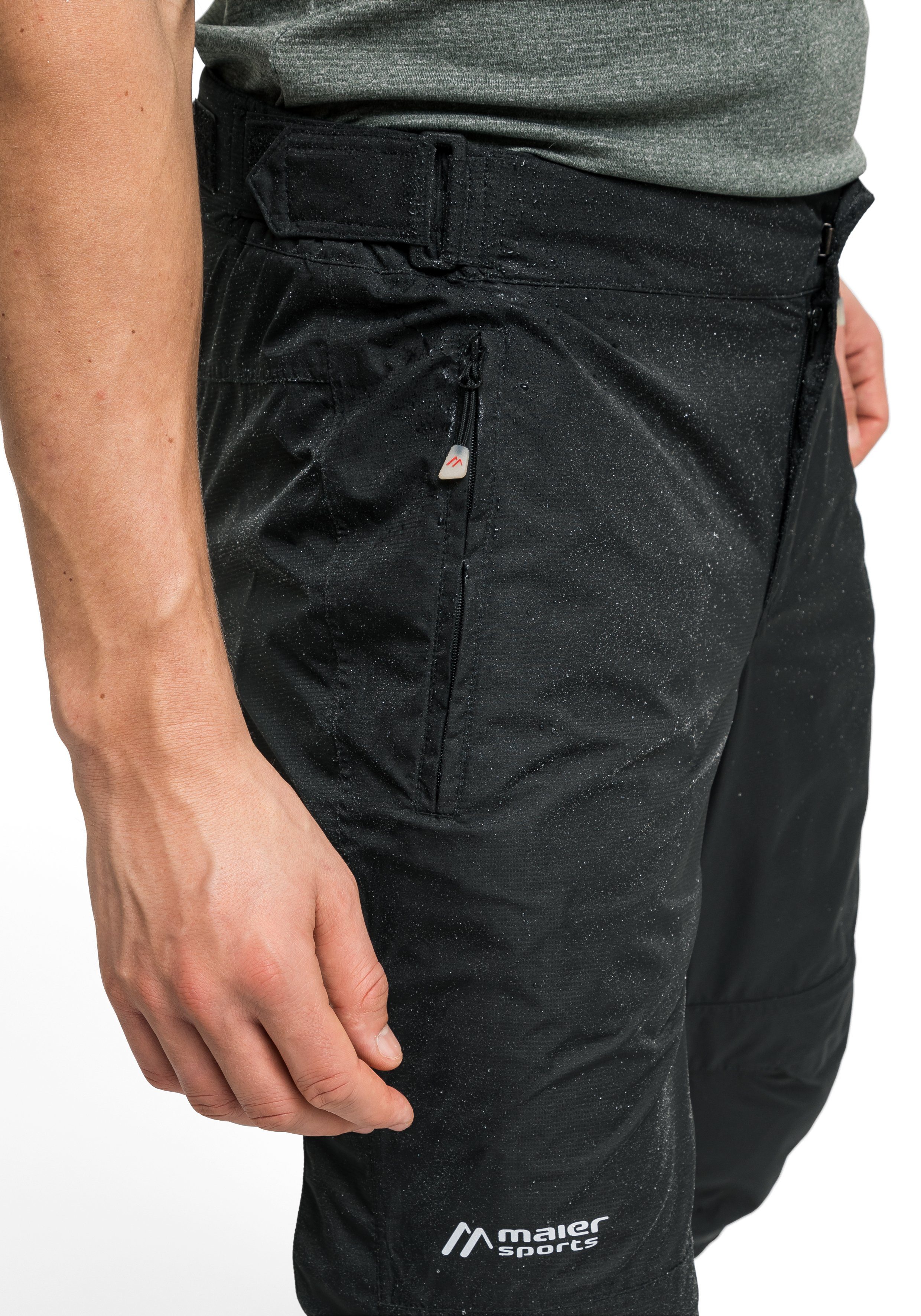 Maier Sports Regenbroek Raindrop M Heren outdoorbroek, waterdicht en winddicht, ook als overbroek te gebruiken