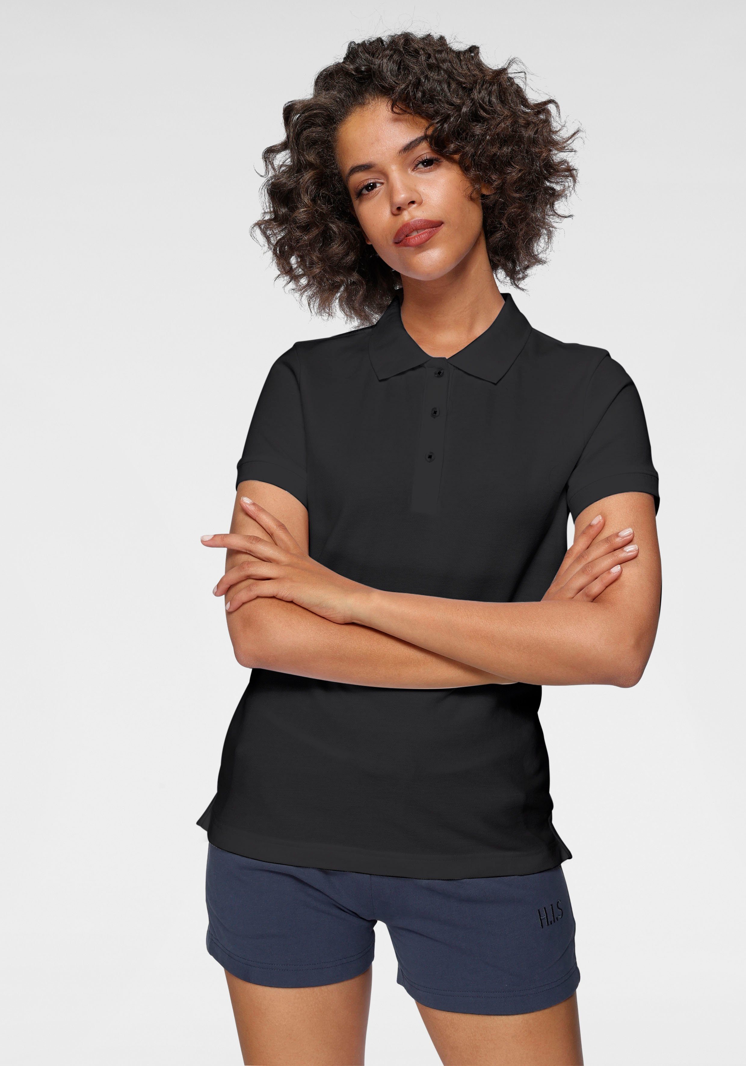 Eastwind Poloshirt Korte mouw, figuuraccentuerende snit, polokraag (2-delig, Set van 2)