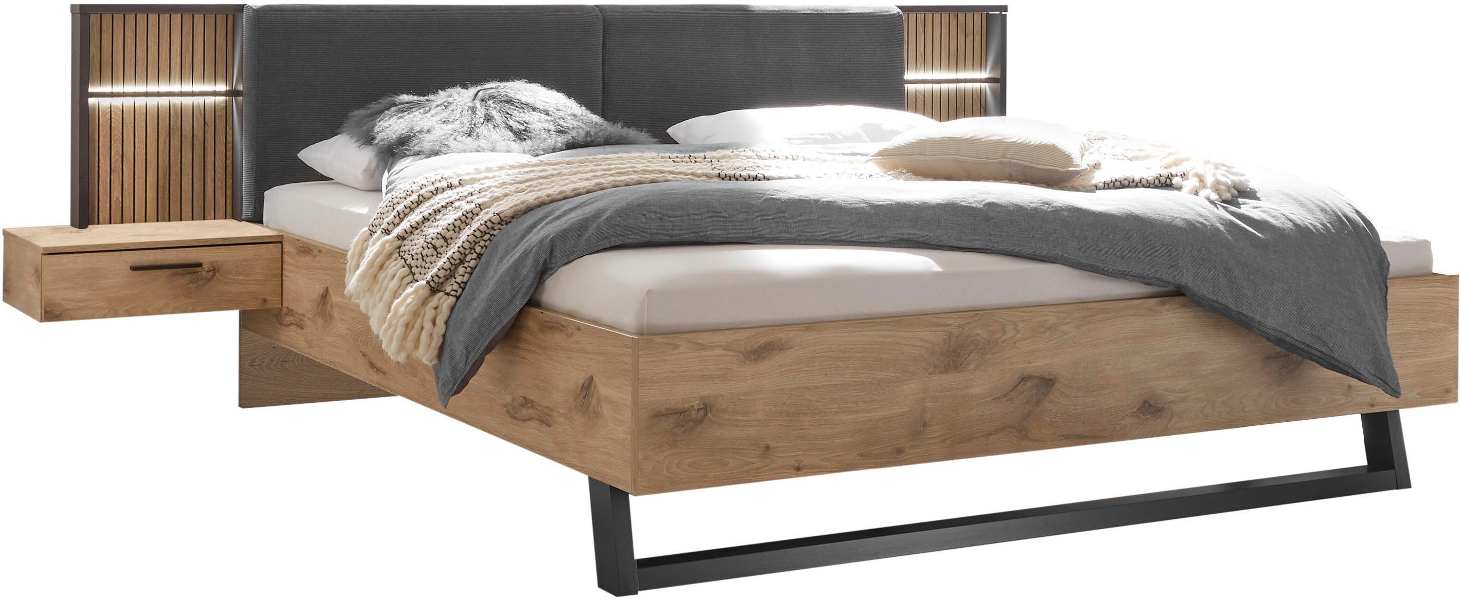 Schlafkontor Ledikant Daria bed met gestoffeerde hoofdeinde