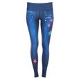winshape legging ael102-jeans met licht compressie-effect blauw