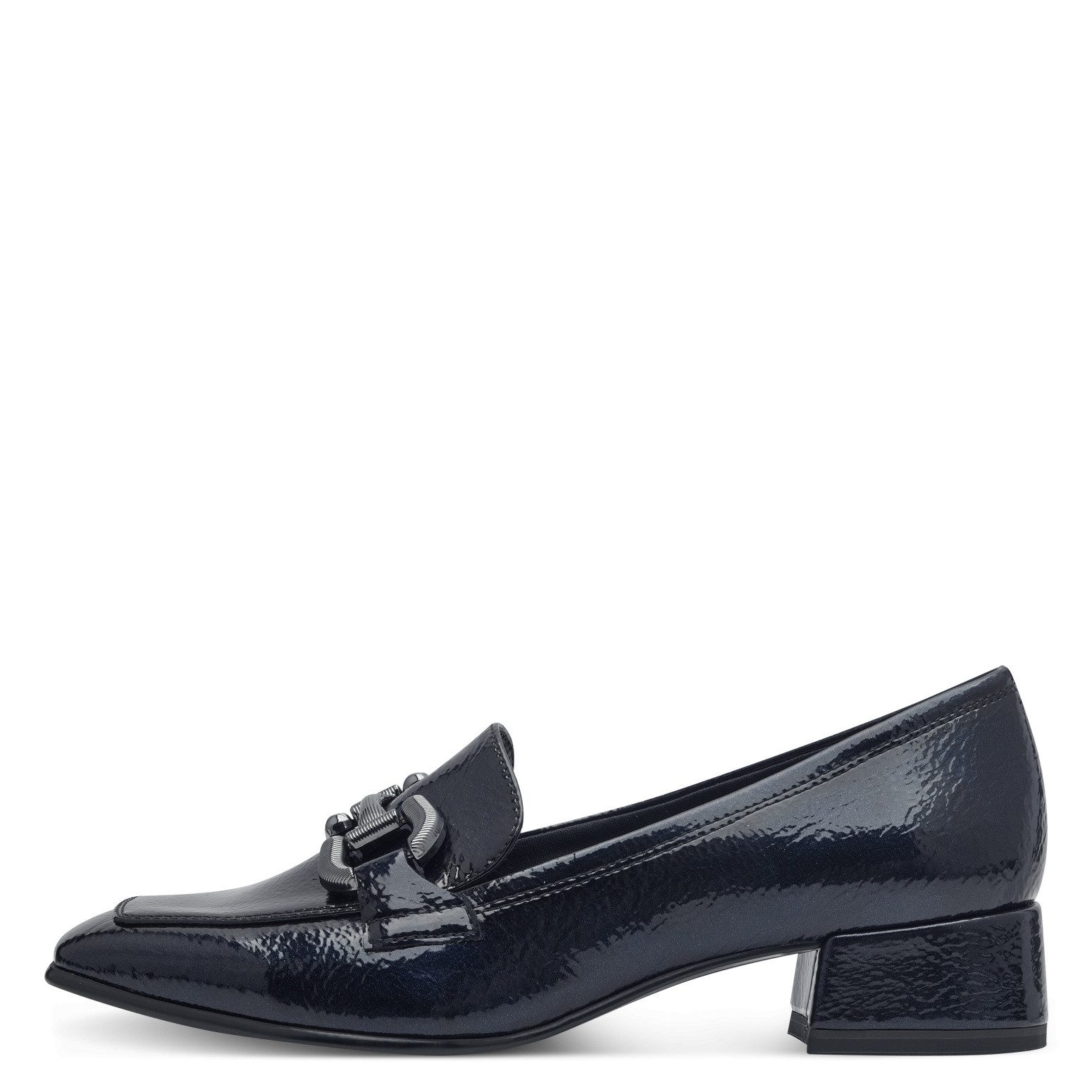 Tamaris Instappers hakken, pumps, lage schoen, instapschoen met modieuze decoratieve gesp