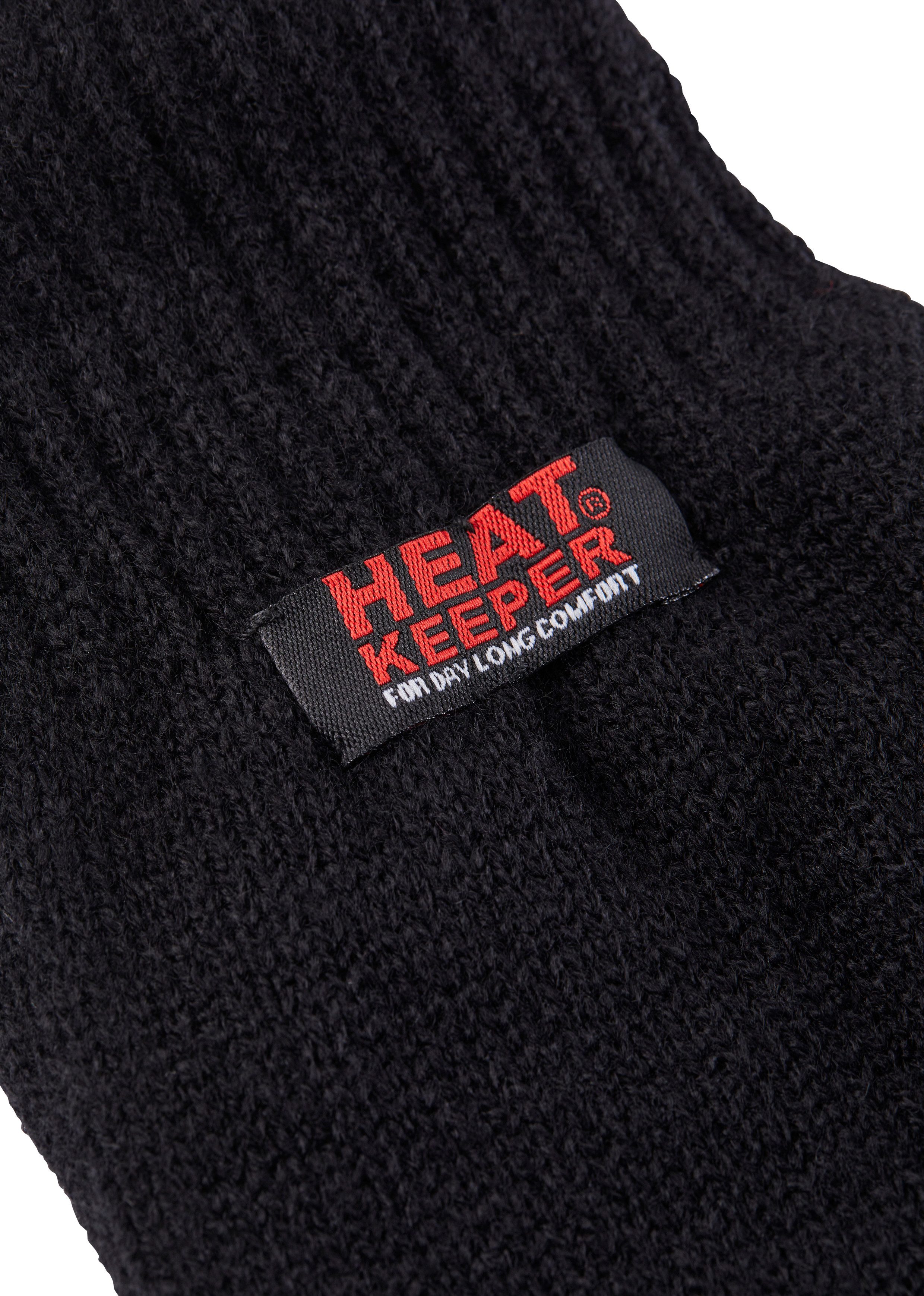 HEAT keeper Gebreide handschoenen Elastische manchetten, speciaal garen met hoge dichtheid, TOG 2.3