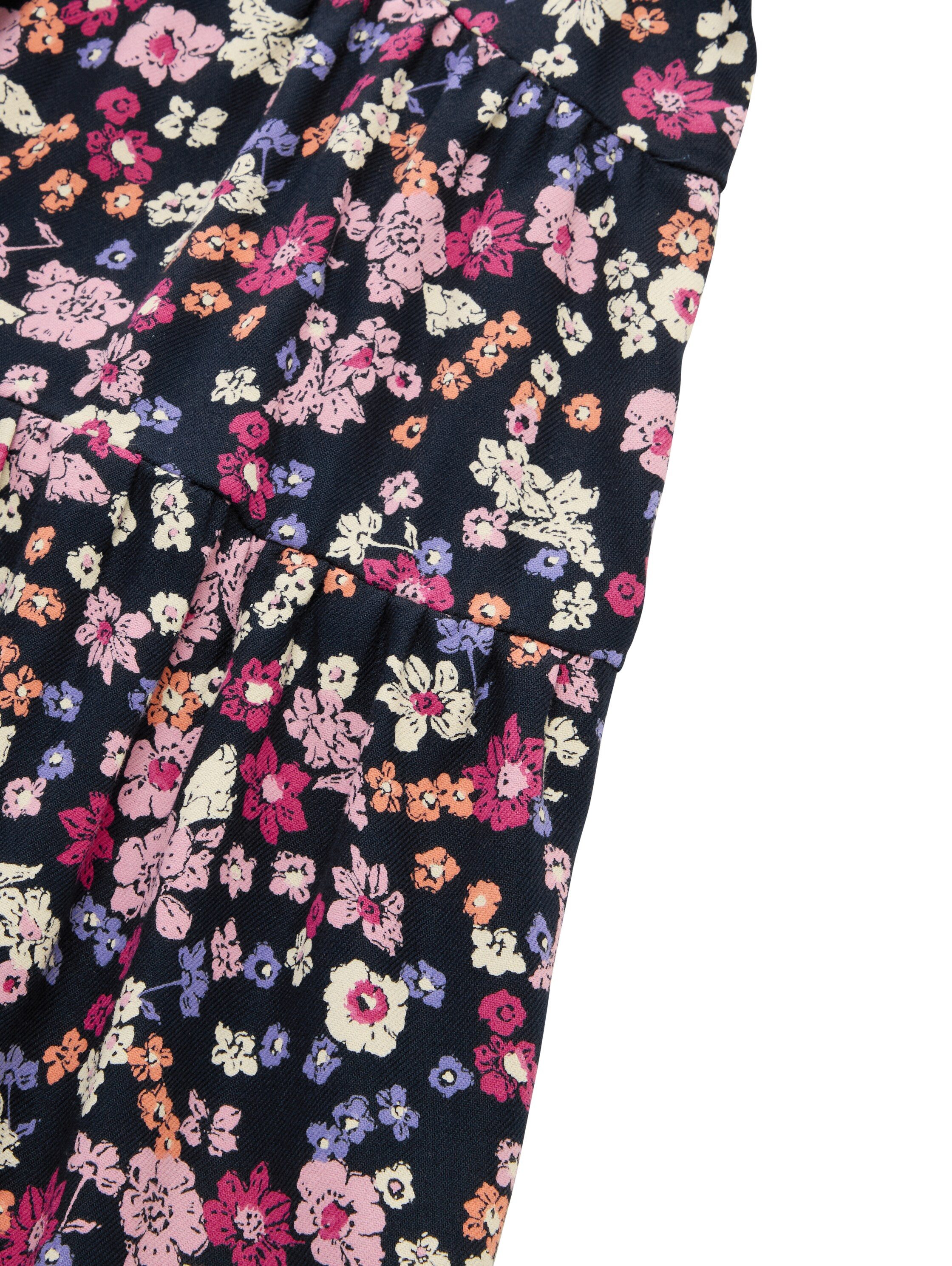 Tom Tailor Midi-jurk met bloemen all-over patroon