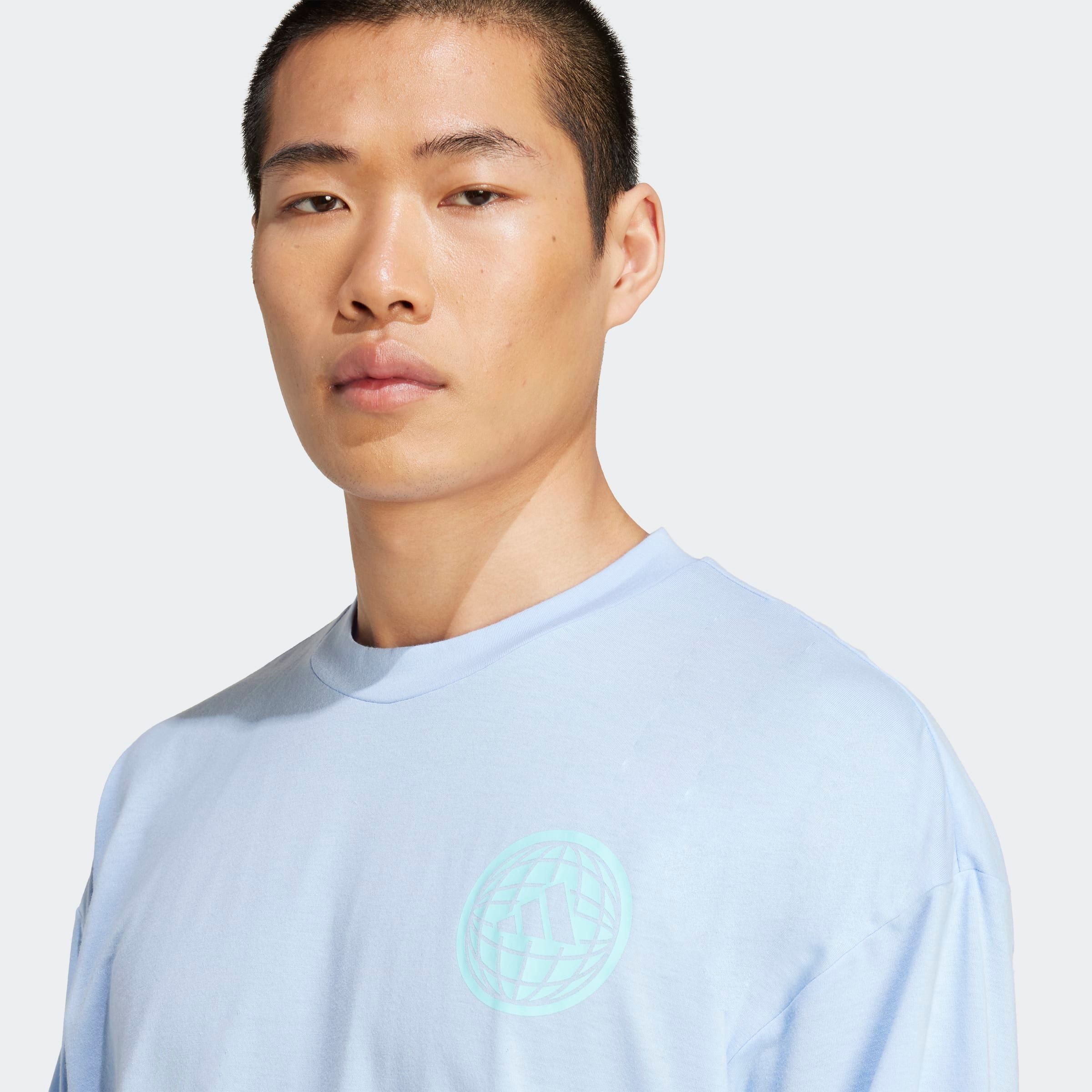 adidas Performance T-shirt GFX TEE GLOB Q3