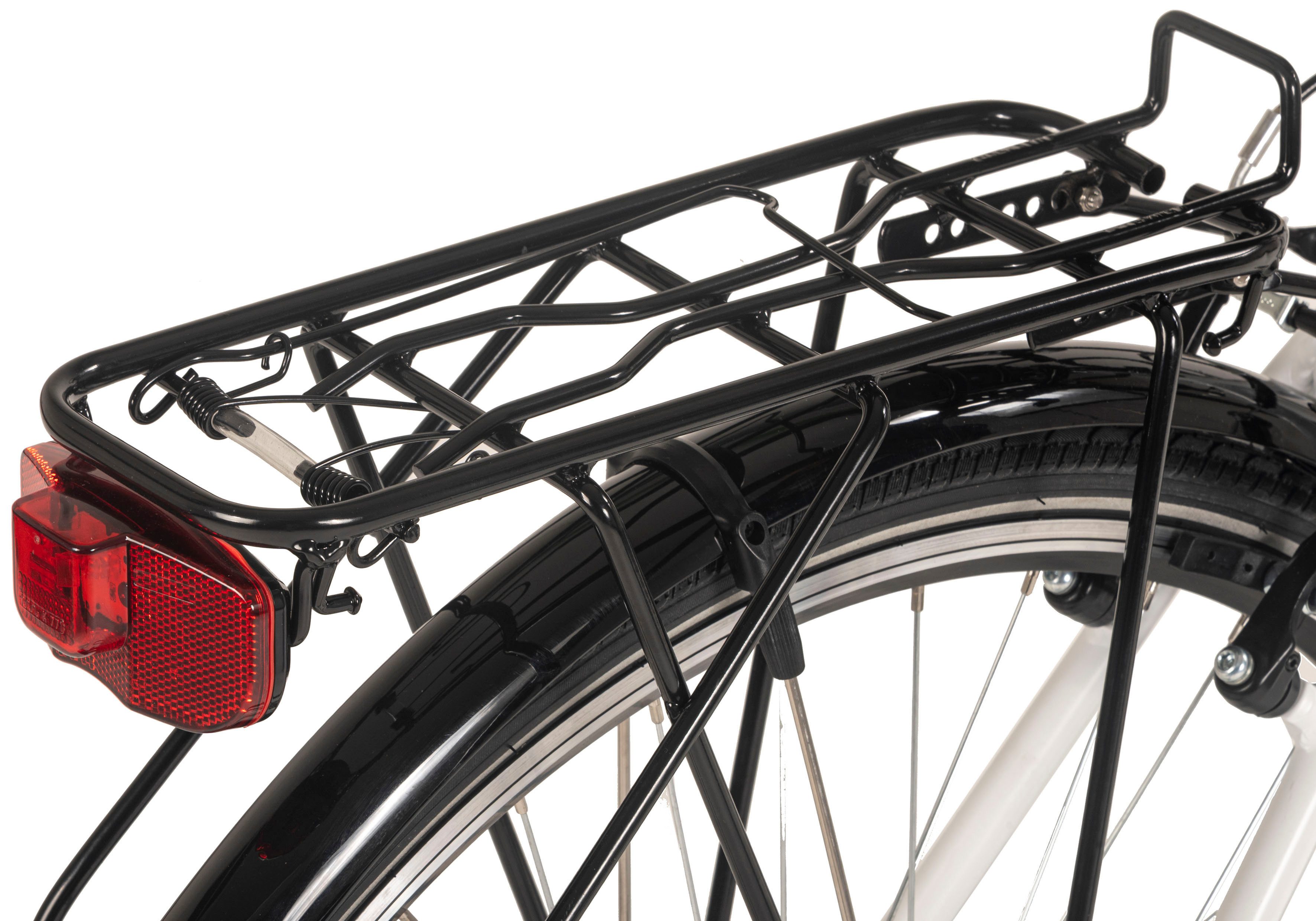 Dacapo Trekkingfiets Metropolis trekkingfiets dames aluminium frame 28'' wit RH 48 cm