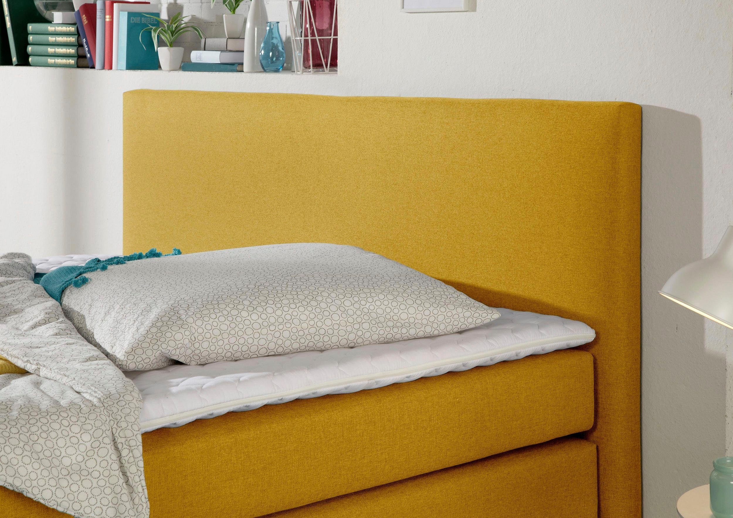 INOSIGN Boxspring Eliana incl. topmatras, in 4 breedten, 3 matrassoorten en 2 hardheden