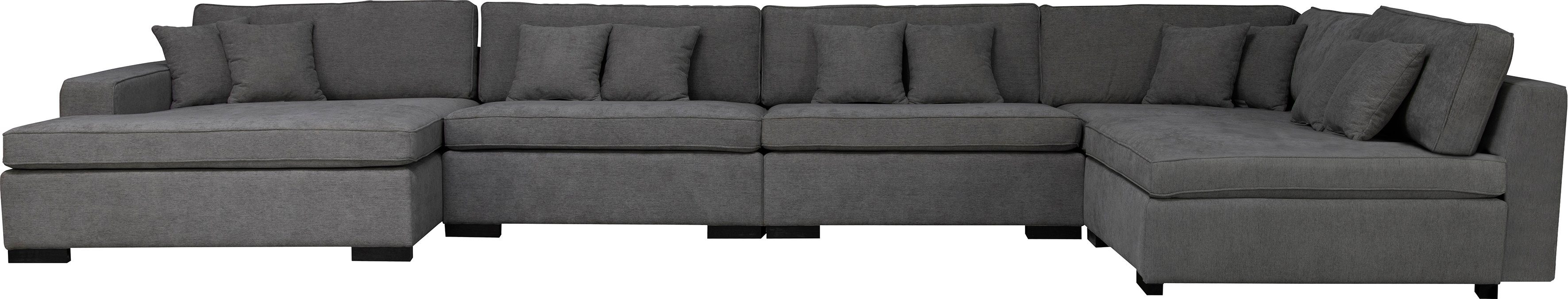 Guido Maria Kretschmer Home&Living Zithoek Skara U-vorm Loungebank met binnenveringsinterieur, in vele overtrekkwaliteiten