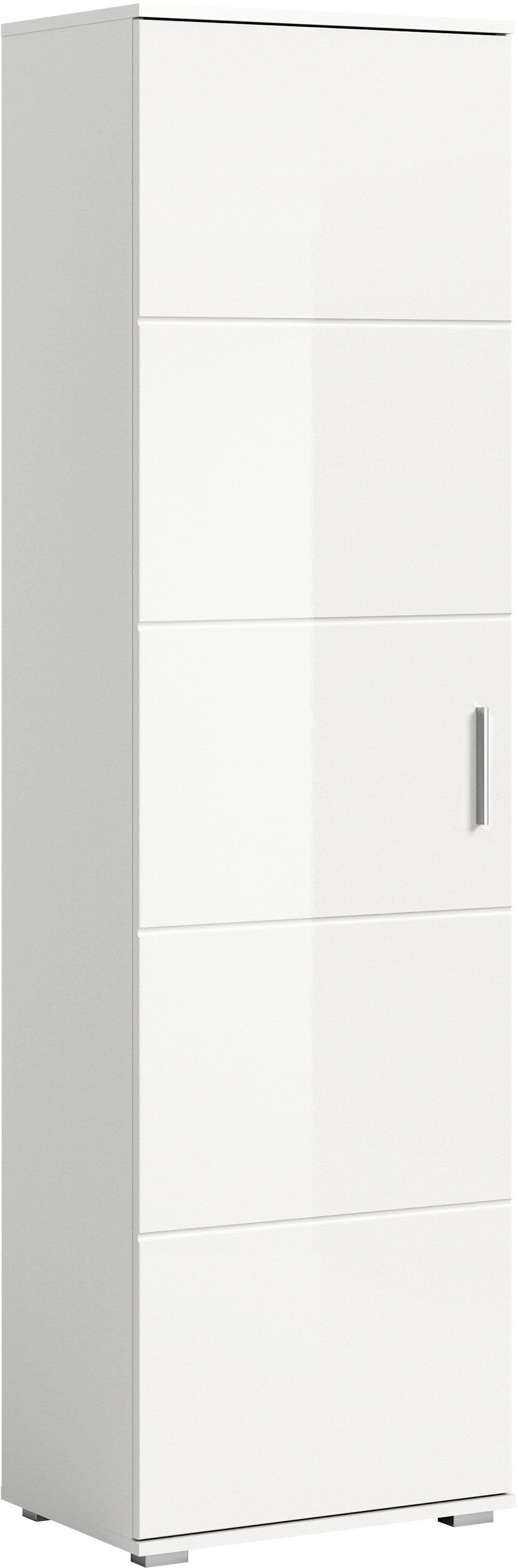 INOSIGN Kledingkast Valge, Hoogte 191 cm, 1 Deur, 2 vaste Planken, uitschuifbare kledingstang garderobekasten wit