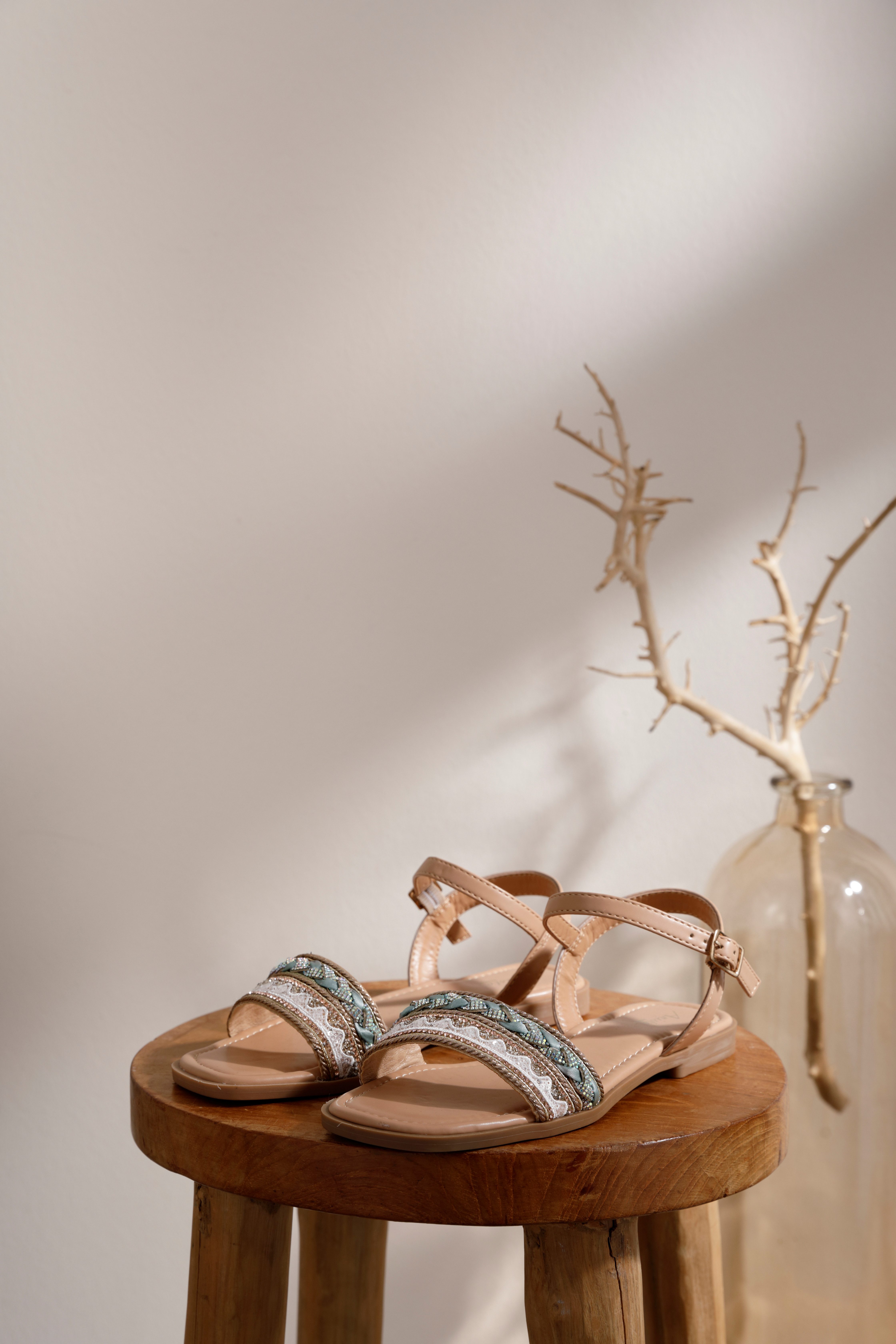 Aniston SHOES Sandalen , zomer schoen, sandalette, glitterstenen - nieuwe collectie
