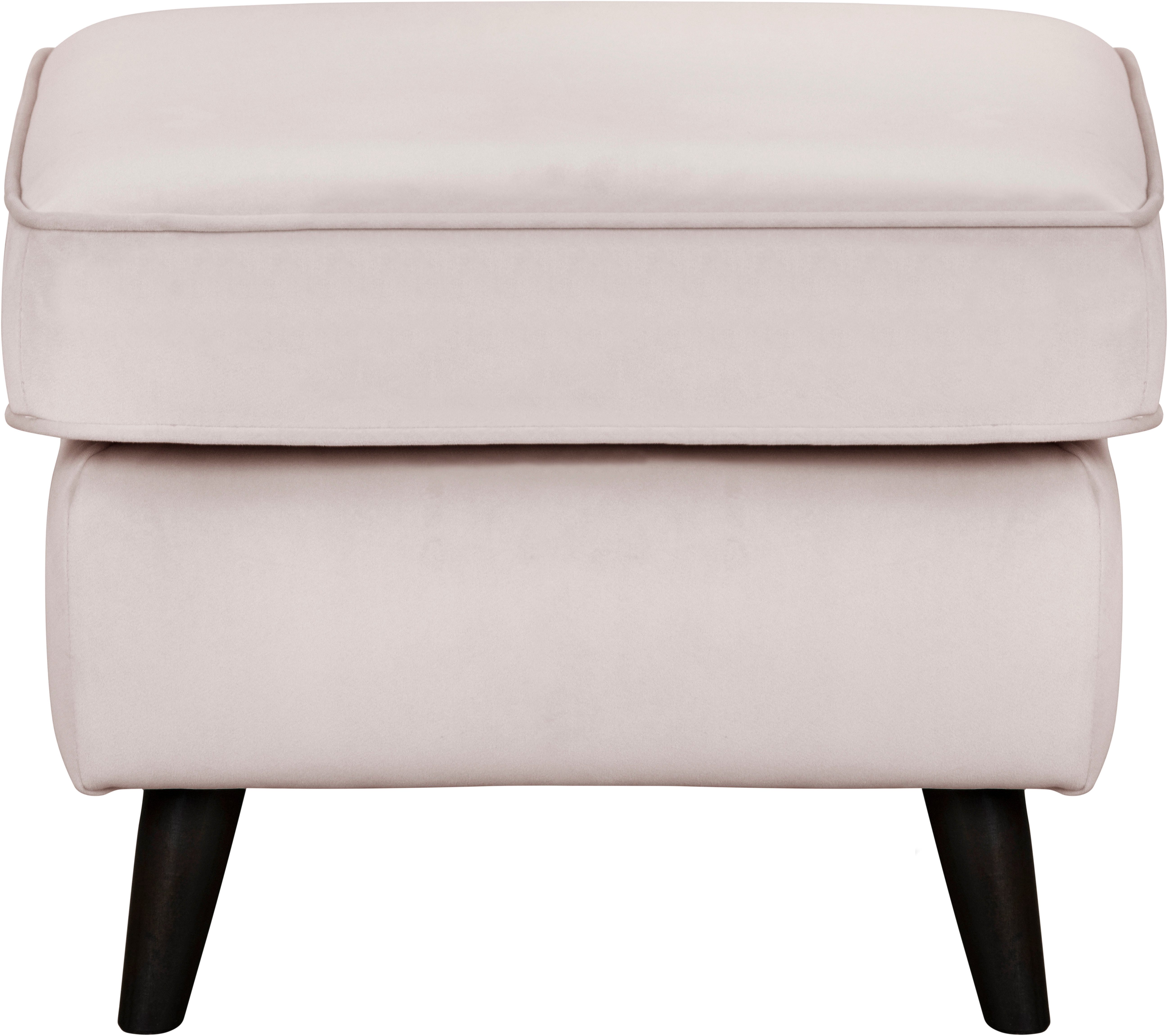 Home affaire Hocker Poef CHISTELLE, ook in bouclé met golfondersteuning, afmetingen: bxdxh: 57x57x46 cm