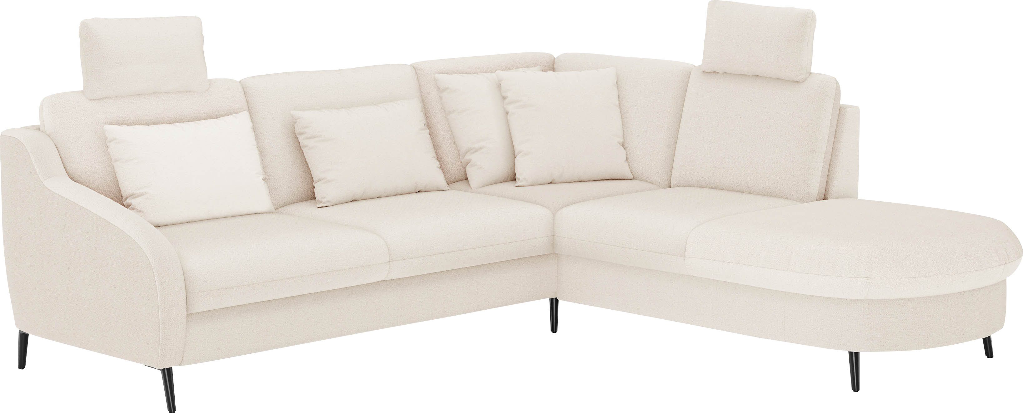 sit&more Hoekbank Soul L-vorm optioneel met bedfunctie en bedlade of lade