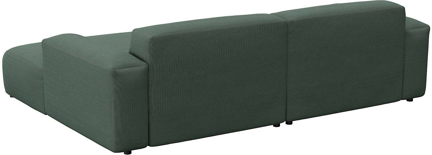 FLEXLUX Hoekbank Lucera Chaise longue rechts of links, L-vorm, comfortabel