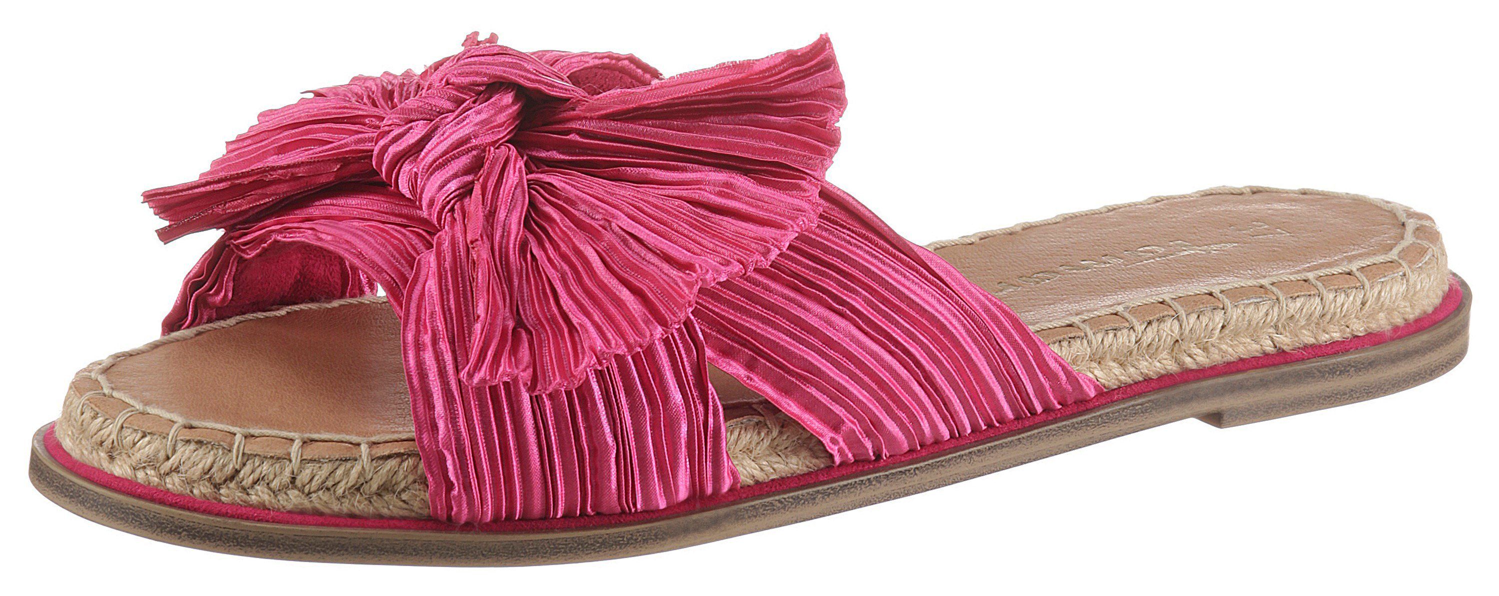 Tamaris Slippers Philina met modieuze sierstrik makkelijk besteld | OTTO