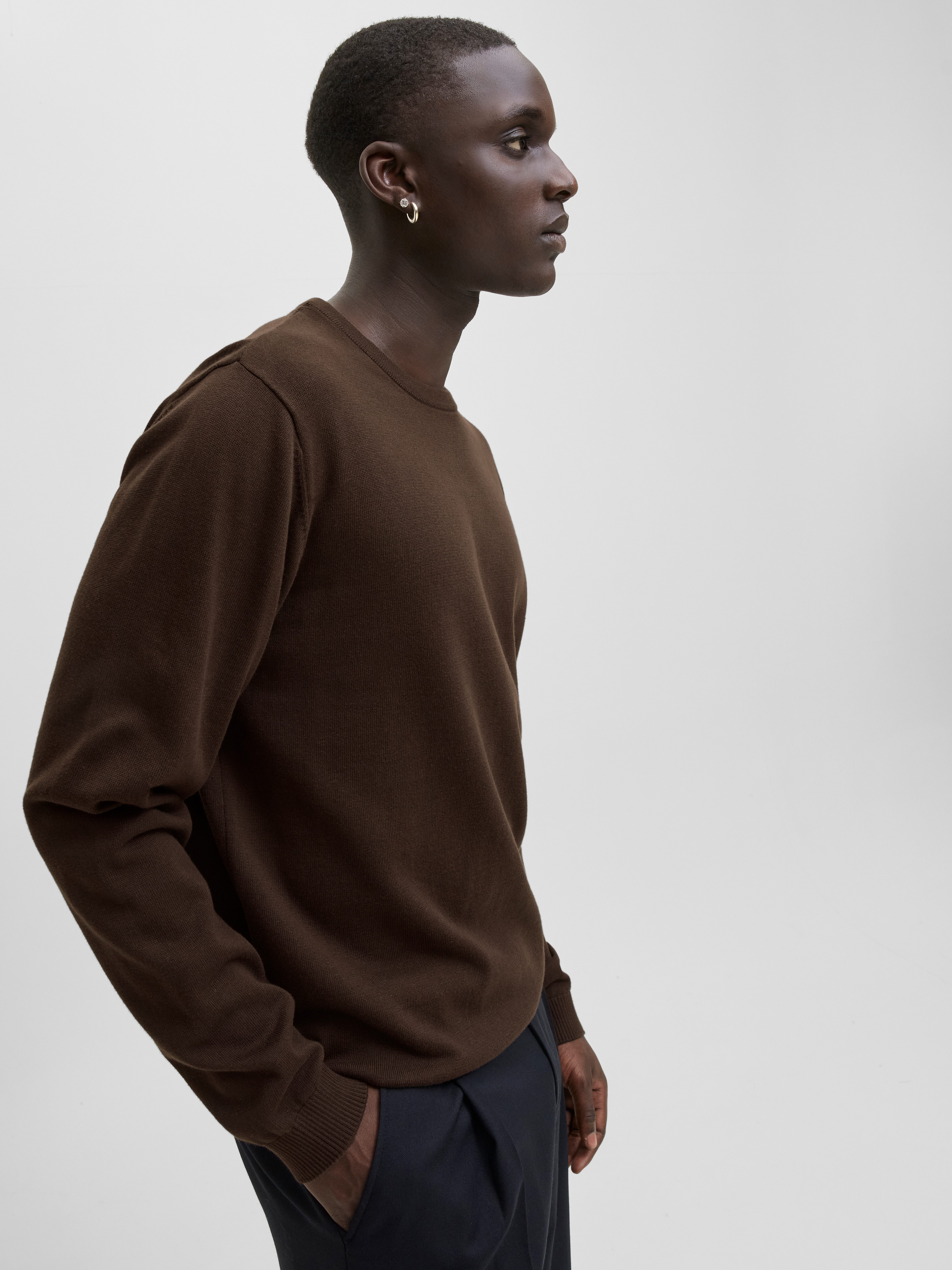 Jack & Jones Trui met ronde hals JJEBASIC KNIT CREW NECK NOOS