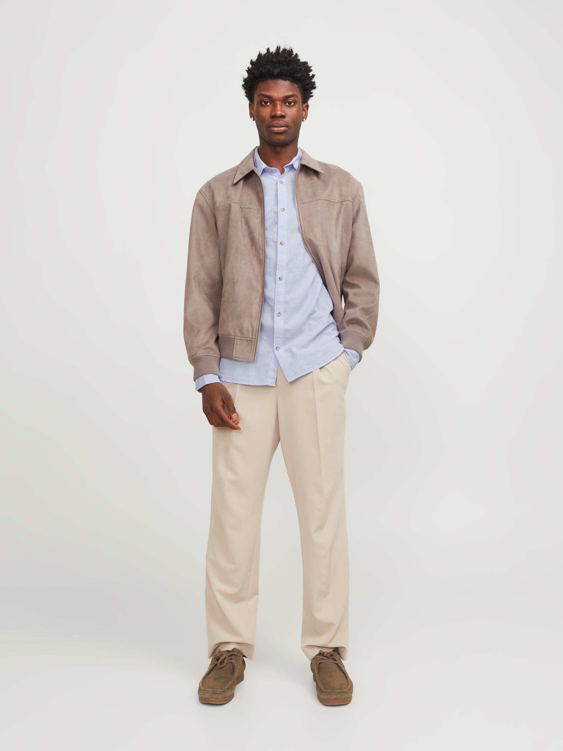 Jack & Jones Overhemd met lange mouwen JJESUMMER LINEN BLEND SHIRT LS SN