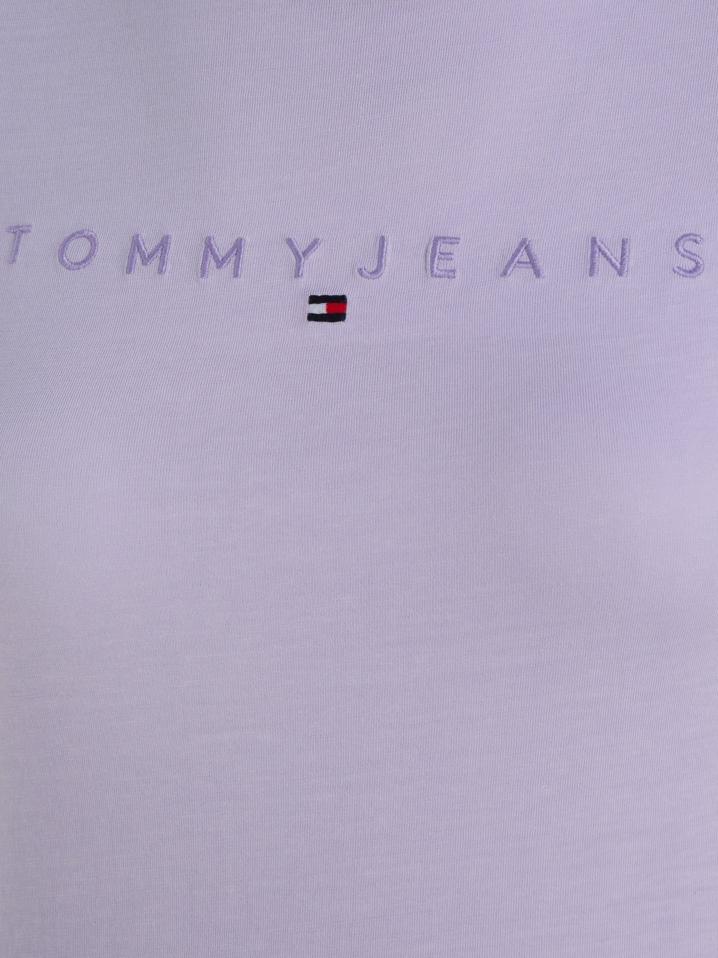 TOMMY JEANS Shirt met ronde hals TJW SLIM TONAL LINEAR TEE met geborduurd tommy jeans logo-opschrift