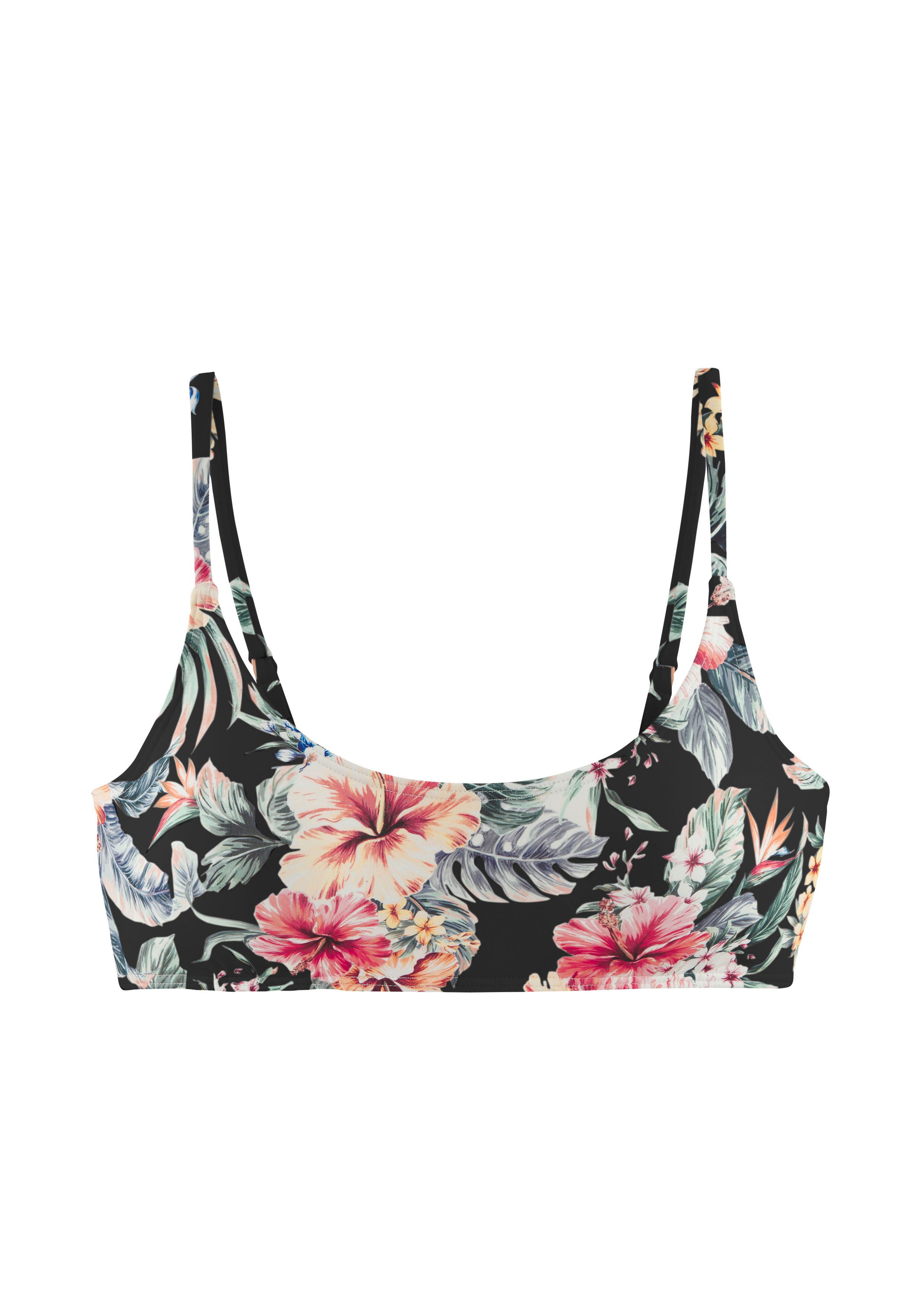 Lascana Bustierbikinitop Salsa met mooie bloemenprint