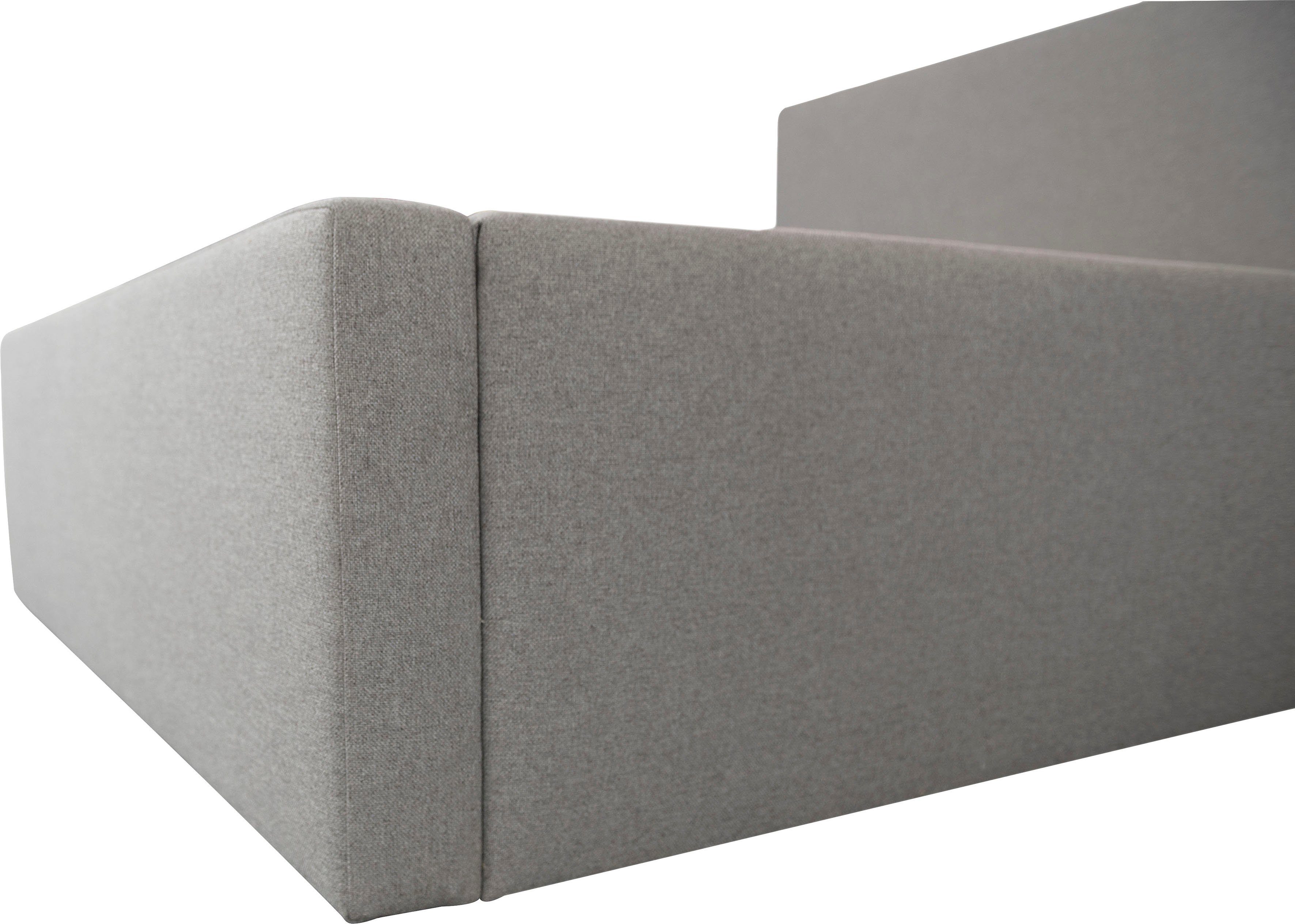 INOSIGN Gestoffeerd bed DALINA rechtlijnig hoofdbord, in 5 breedten, ook in 220 cm lengte