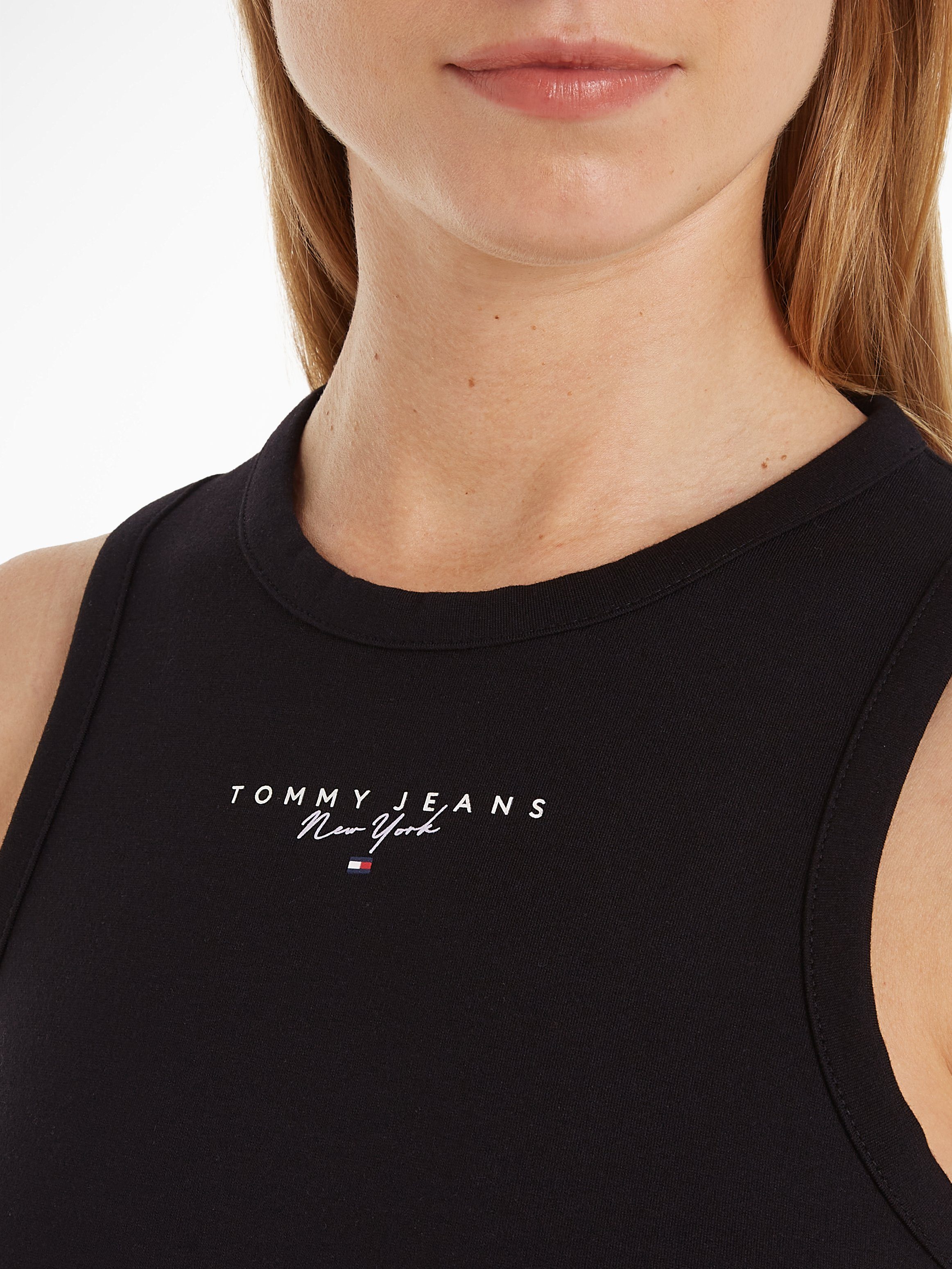 TOMMY JEANS Jerseyjurk TJW LALA + TANK BODYCON DRESS met logo-opschrift
