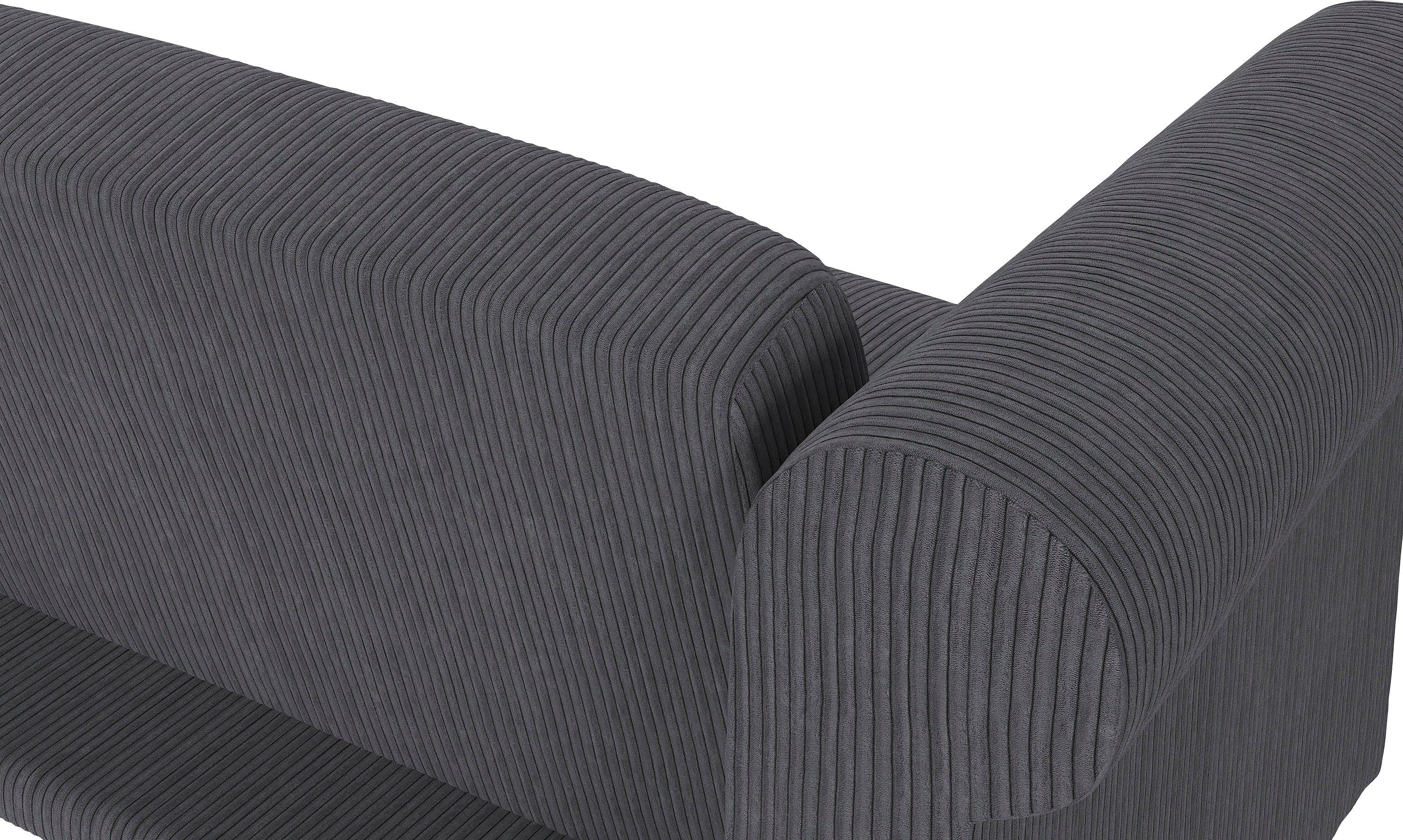 Dorel Home 3-zitsbank Felix II, slaapbank 236 cm(ligoppervlak 108 x 190 cm), rugleuning