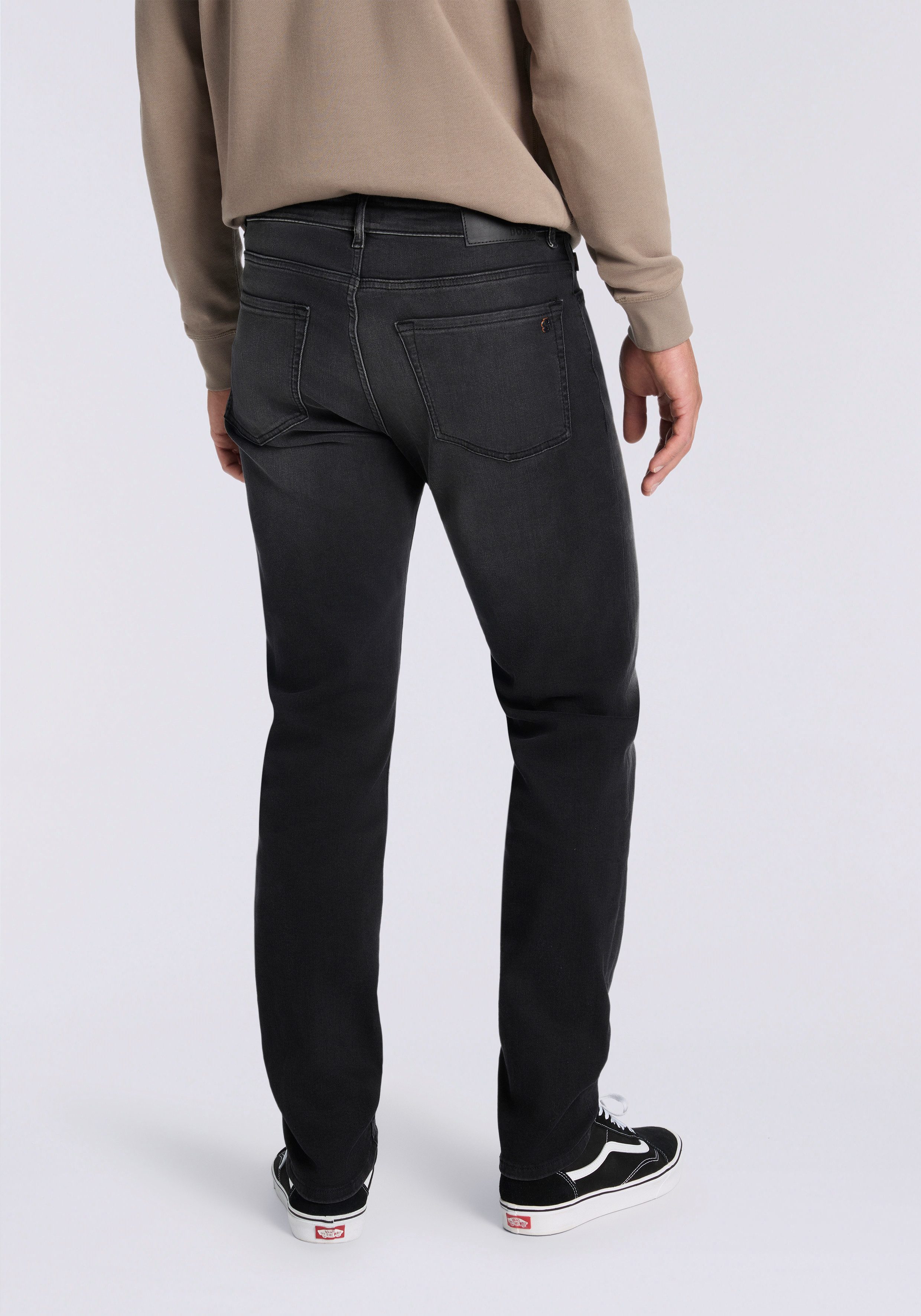 Boss Orange Regular fit jeans RE.MAINE BO met boss-lederbadge