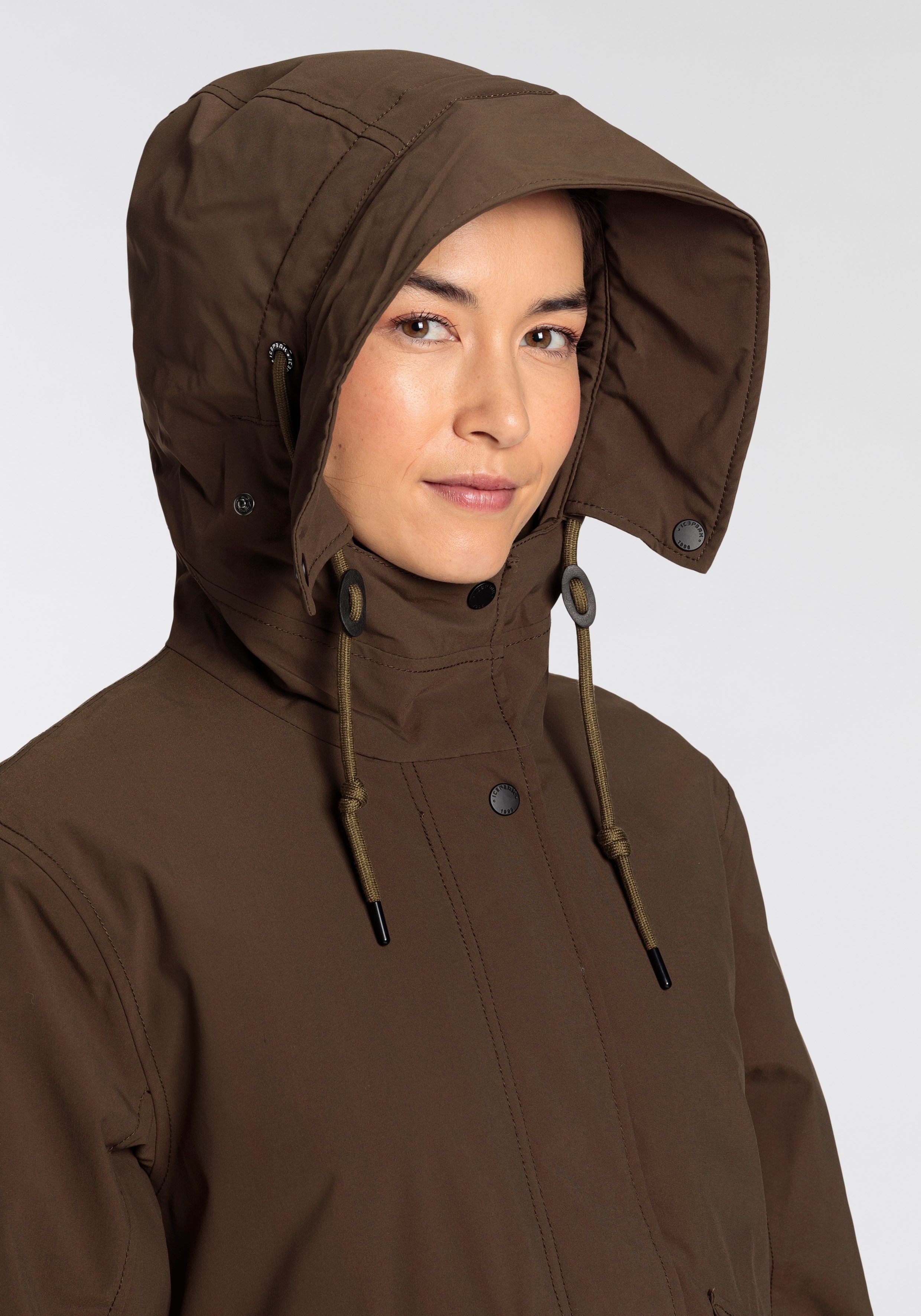 Icepeak Functionele parka AALES met een capuchon