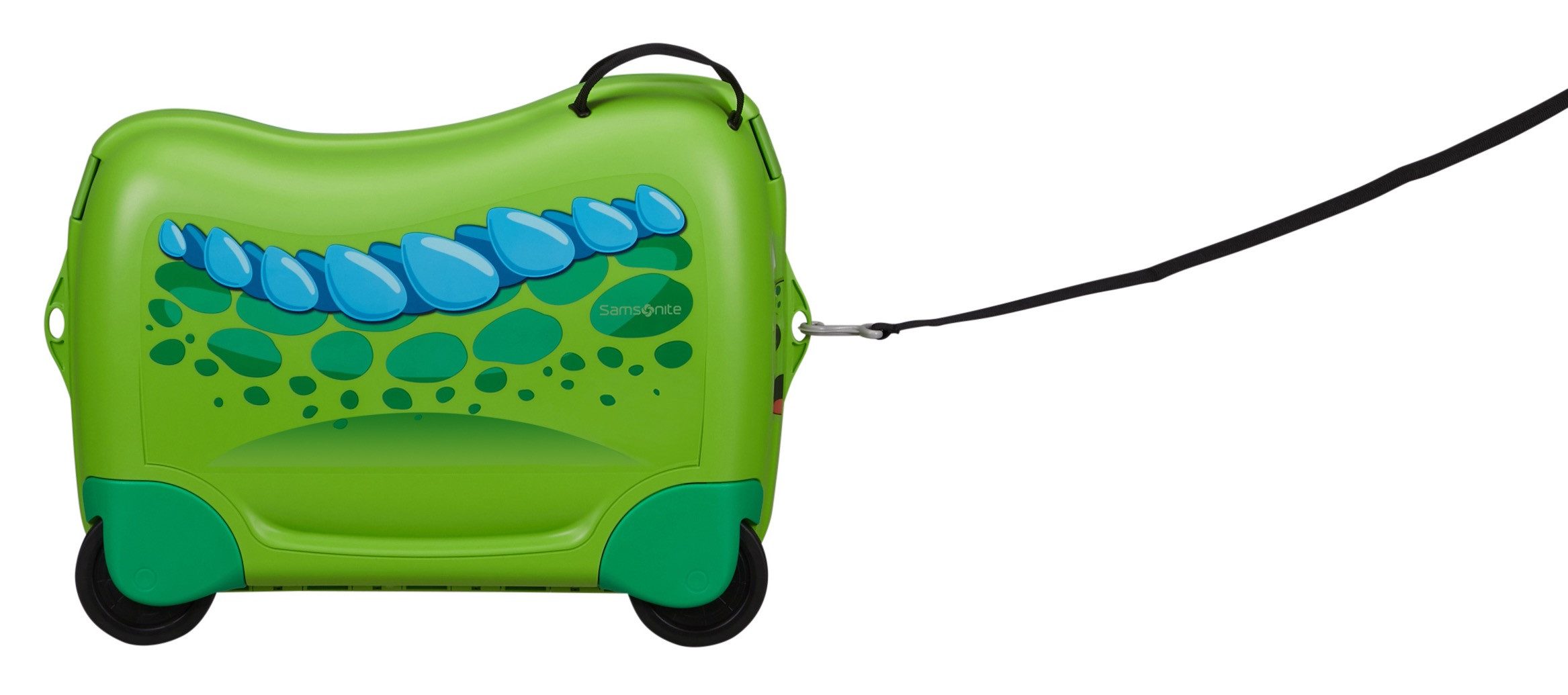 Samsonite Kinderkoffer DREAM2GO DINOSAUR D. Kindertrolley kinderbagage handbagage om op te zitten en te trekken