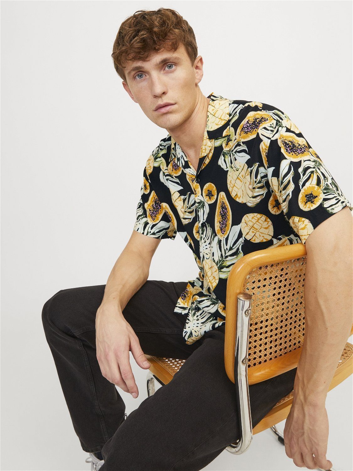 Jack & Jones Hawaï-overhemd JORLUKE TAMPA AOP SHIRT SS SN