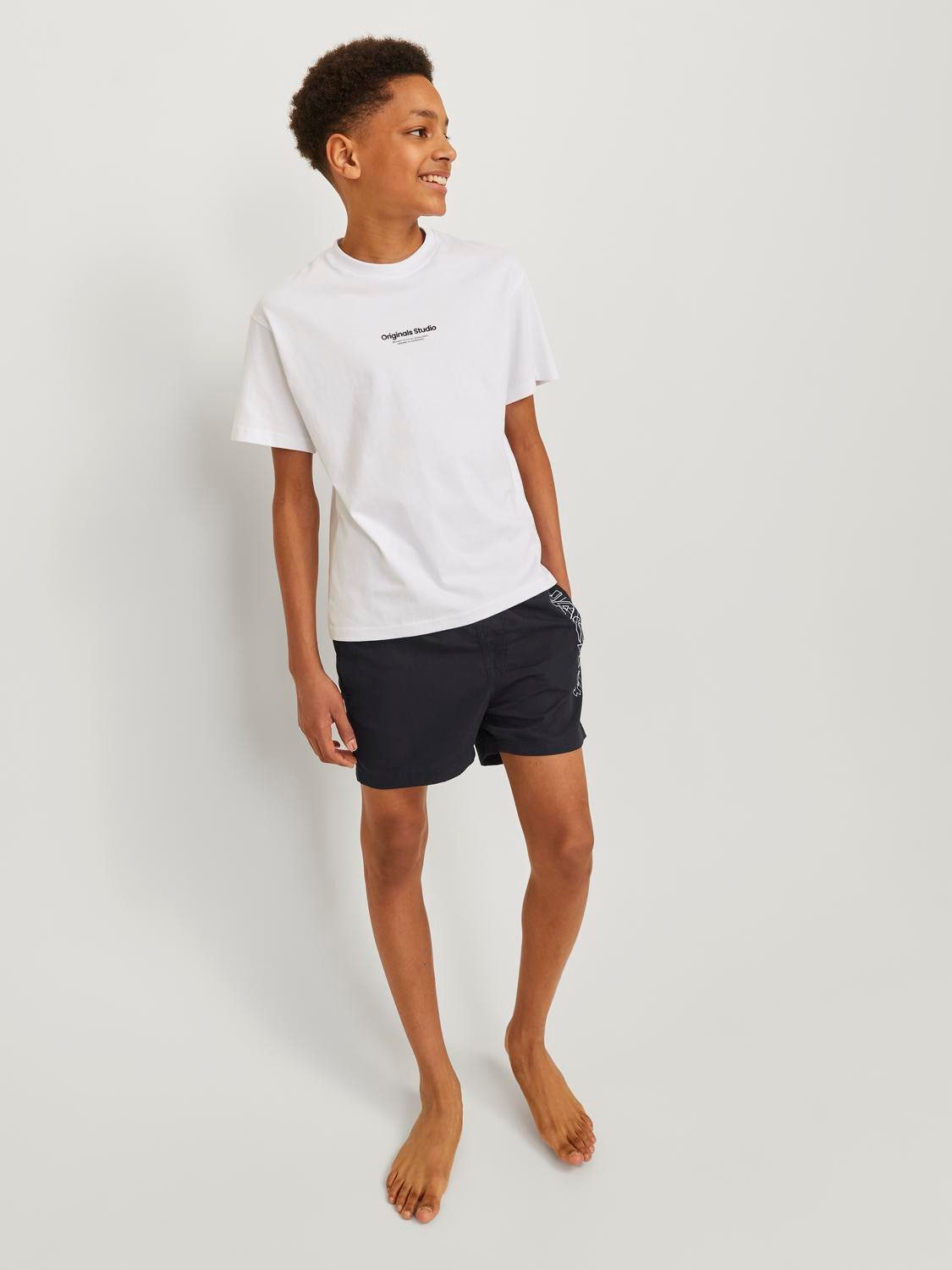 Jack & Jones Junior Zwemshort JPSTFIJI JJSWIM DOUBLE LOGO LY SN JNR