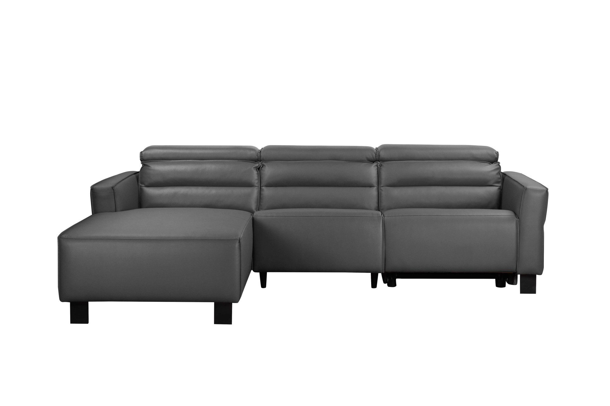 Places of Style Hoekbank Carpari, L-vorm, 263 cm, handmatige of elektrische relaxfunctie